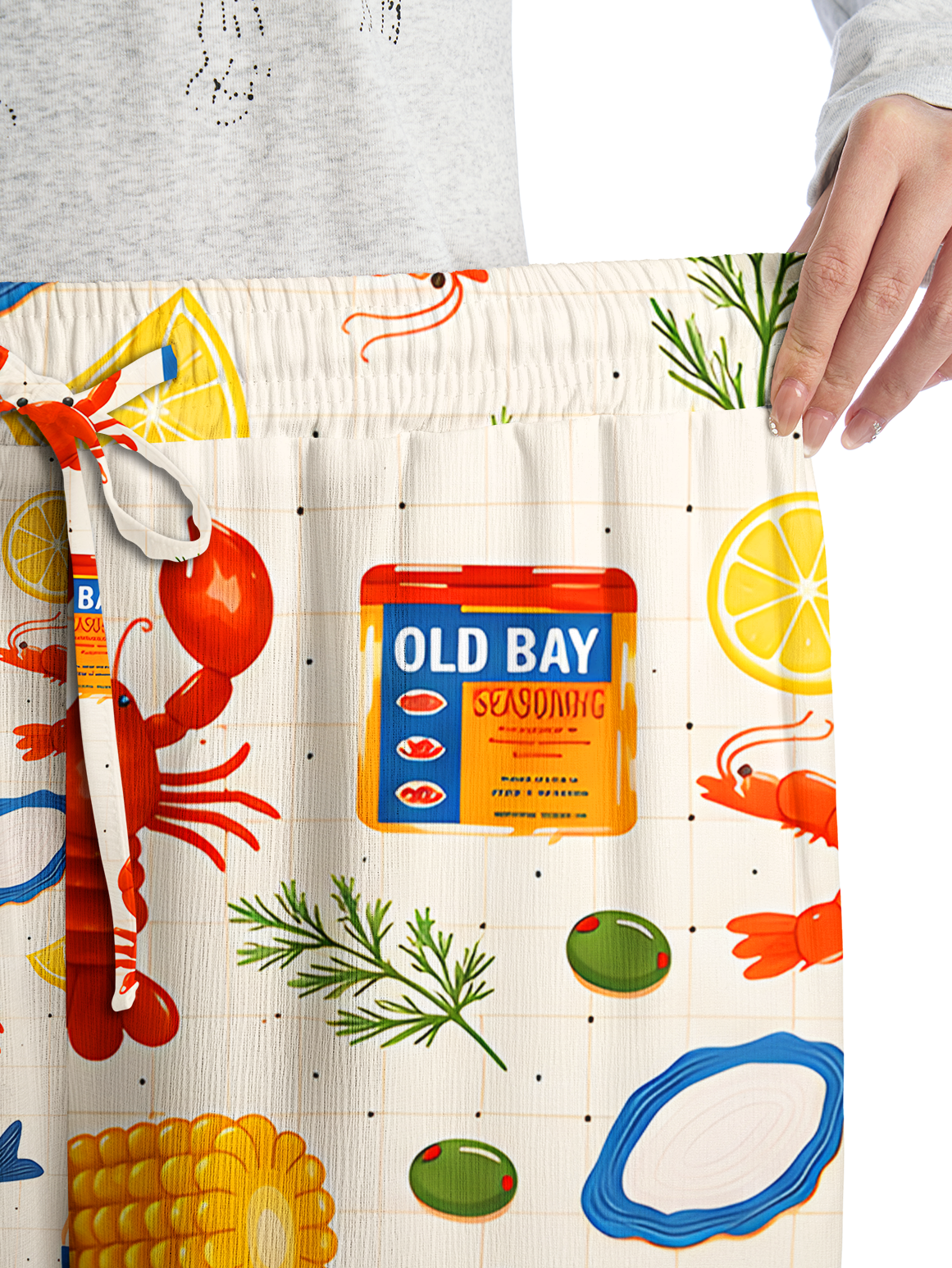 Seafood Boil Party Summer Trousers With Pockets