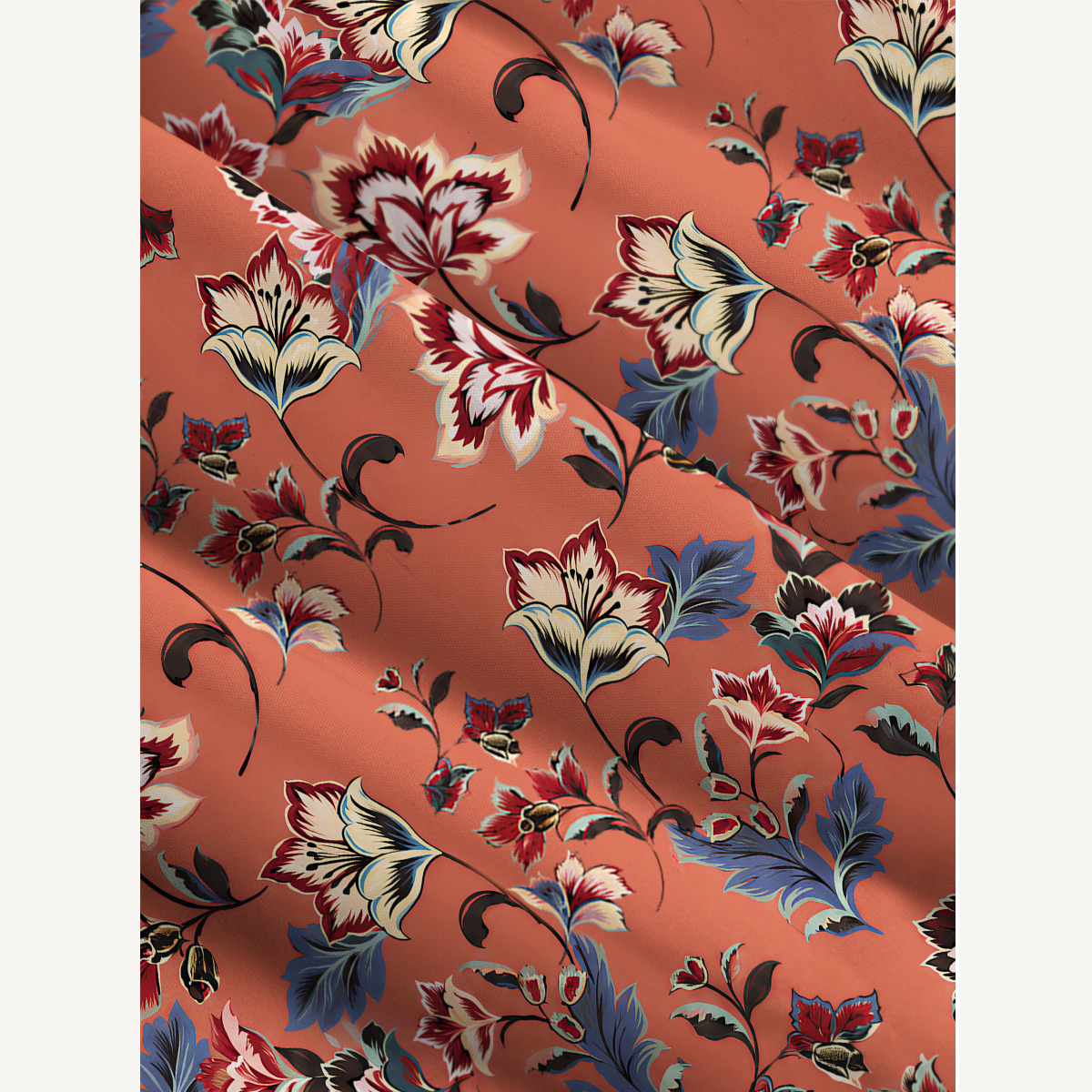 Vintage Floral Print Boho Strap Maxi Dress With Pockets