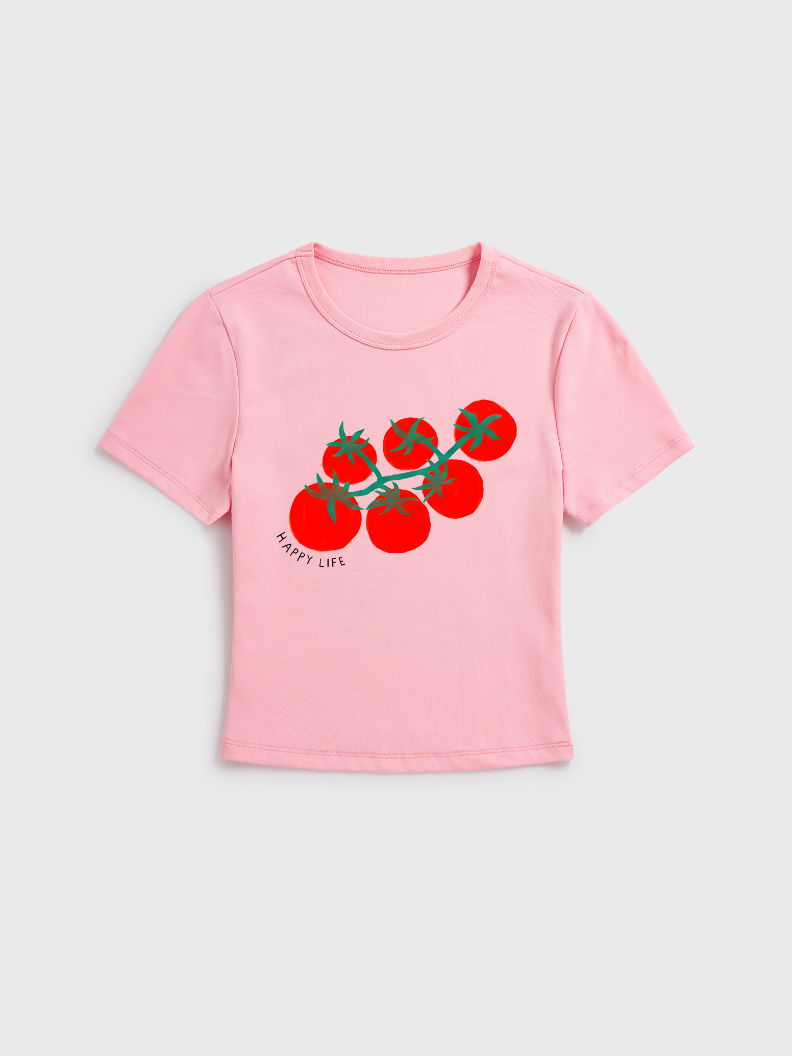 Tomato Garden Delight Womens Baby Tee
