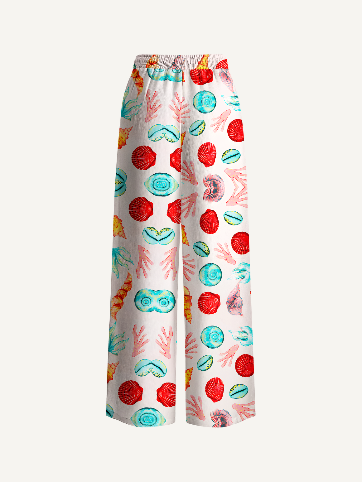 Coral Reef Kaleidoscope Beach Pants For Women