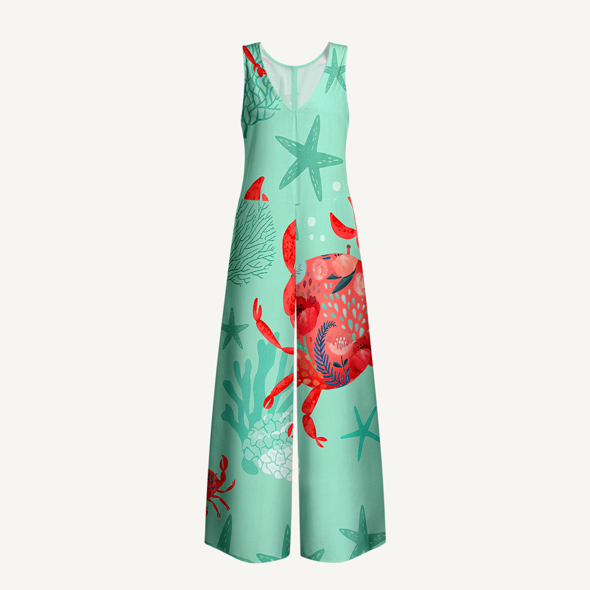 Retro Sun & Palm Maxi Skirt & Strapless Dress