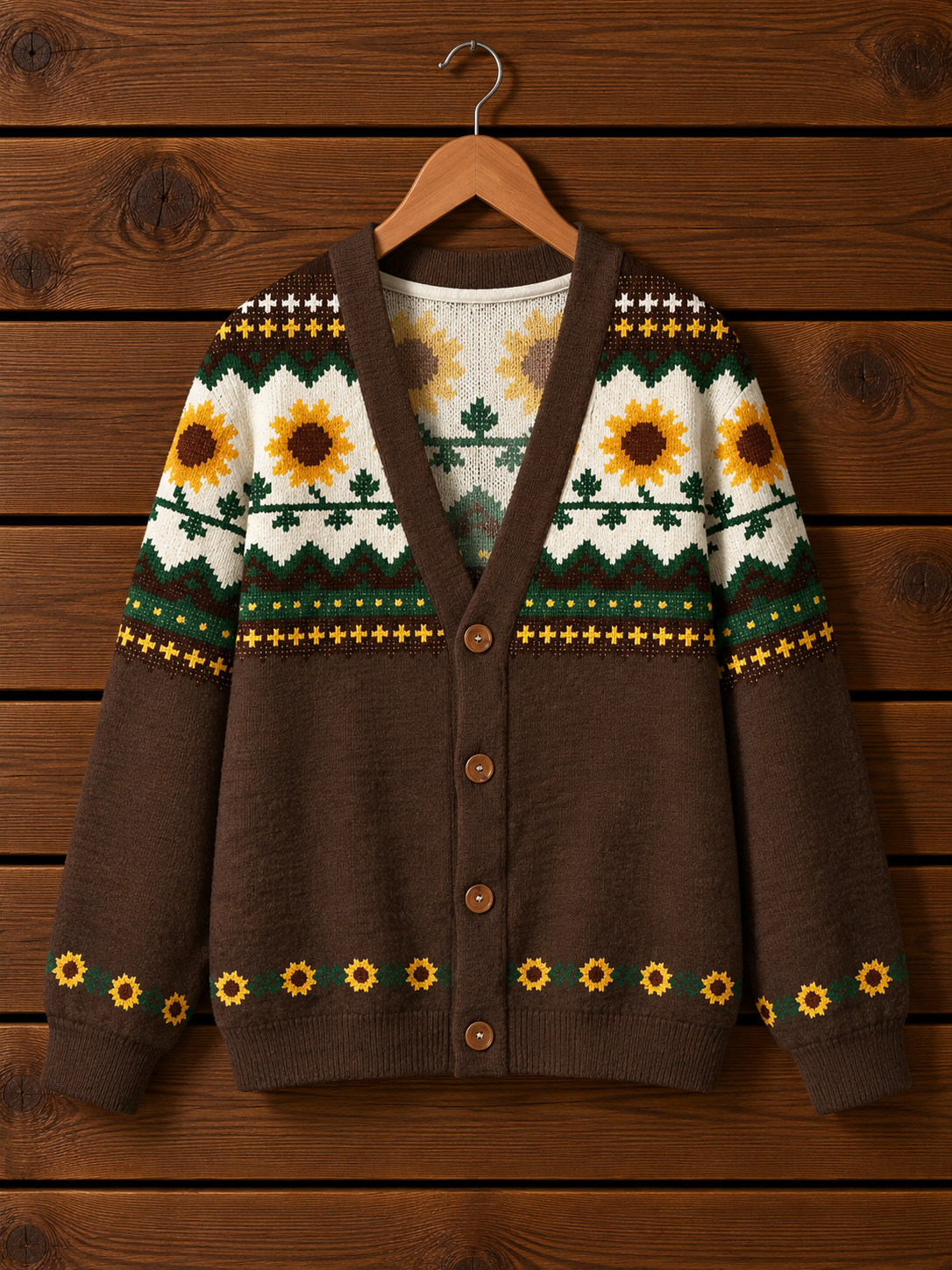 Sunflower Harvest Meadow Cardigan Sweaters
