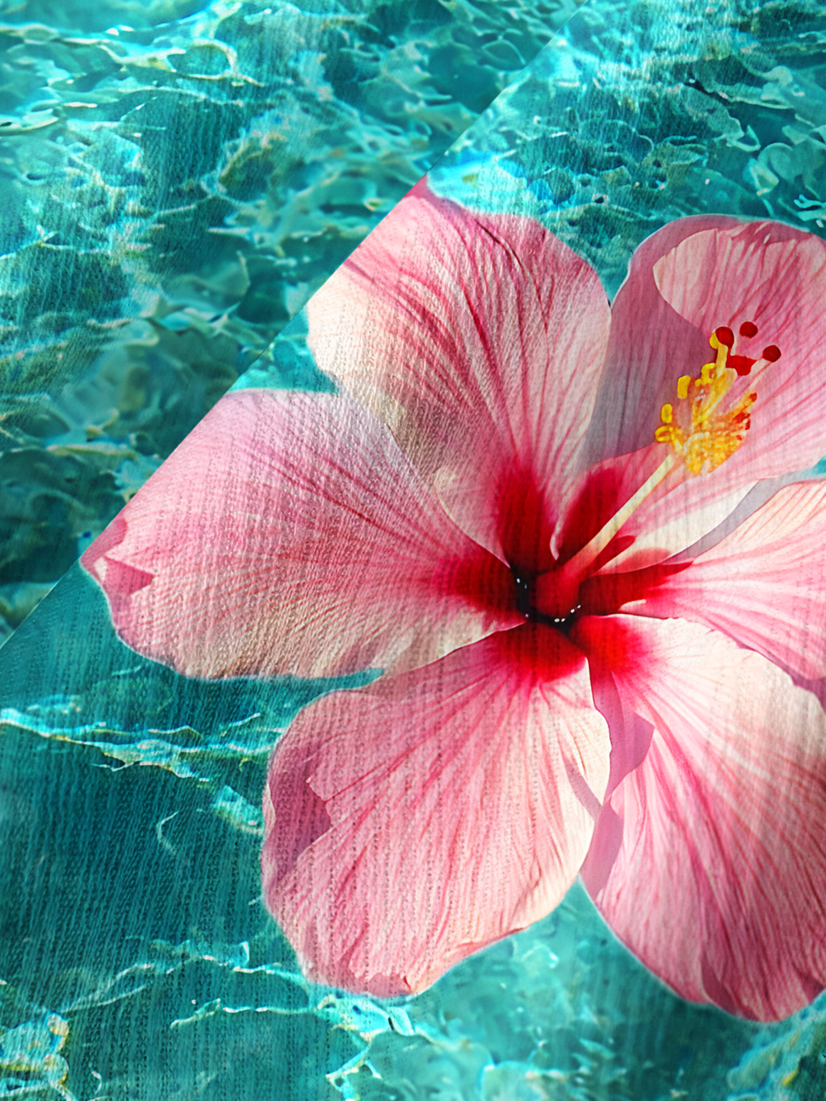 Hibiscus on the sea Summer Trousers