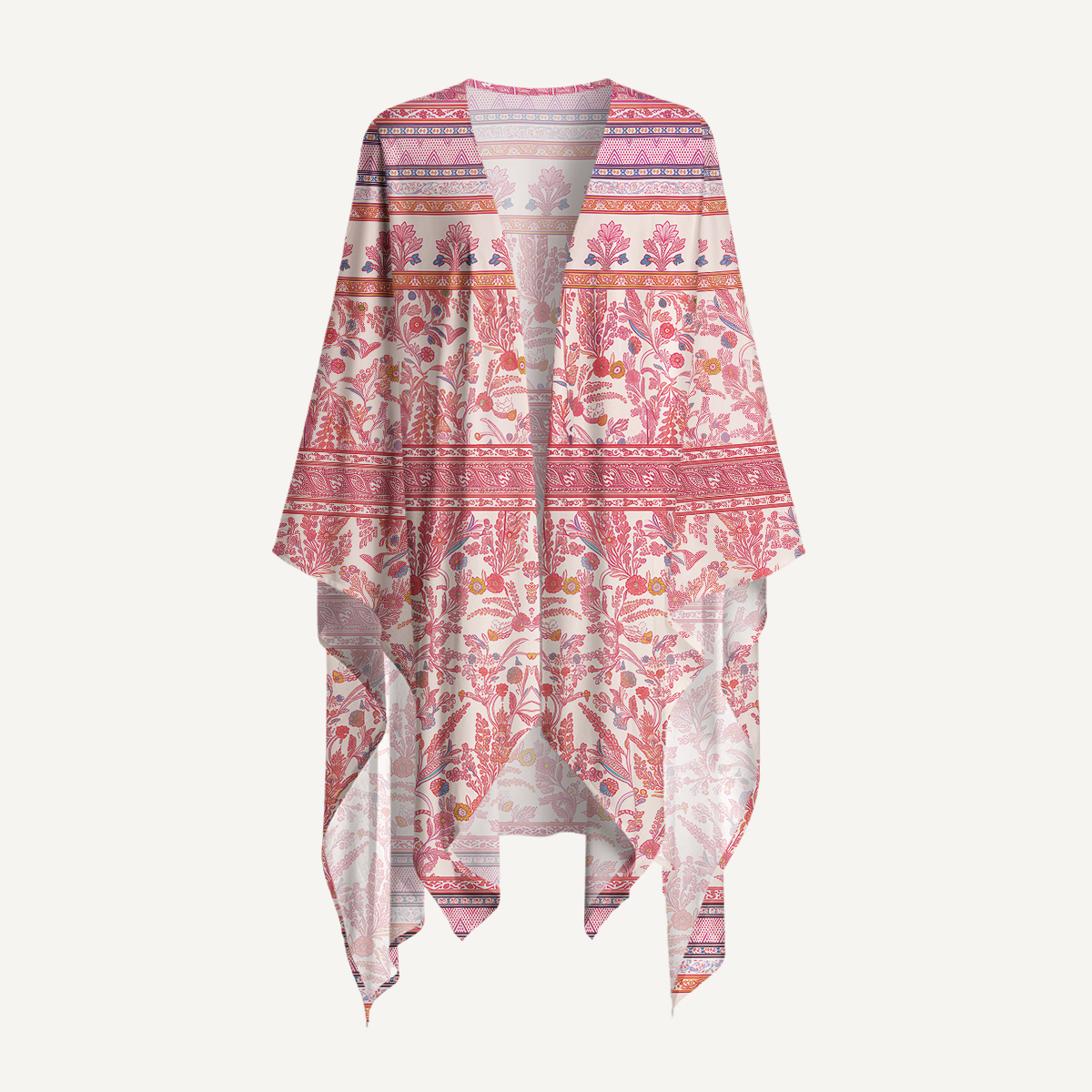 Rosewood Vintage Garden Print Kimono Wrap