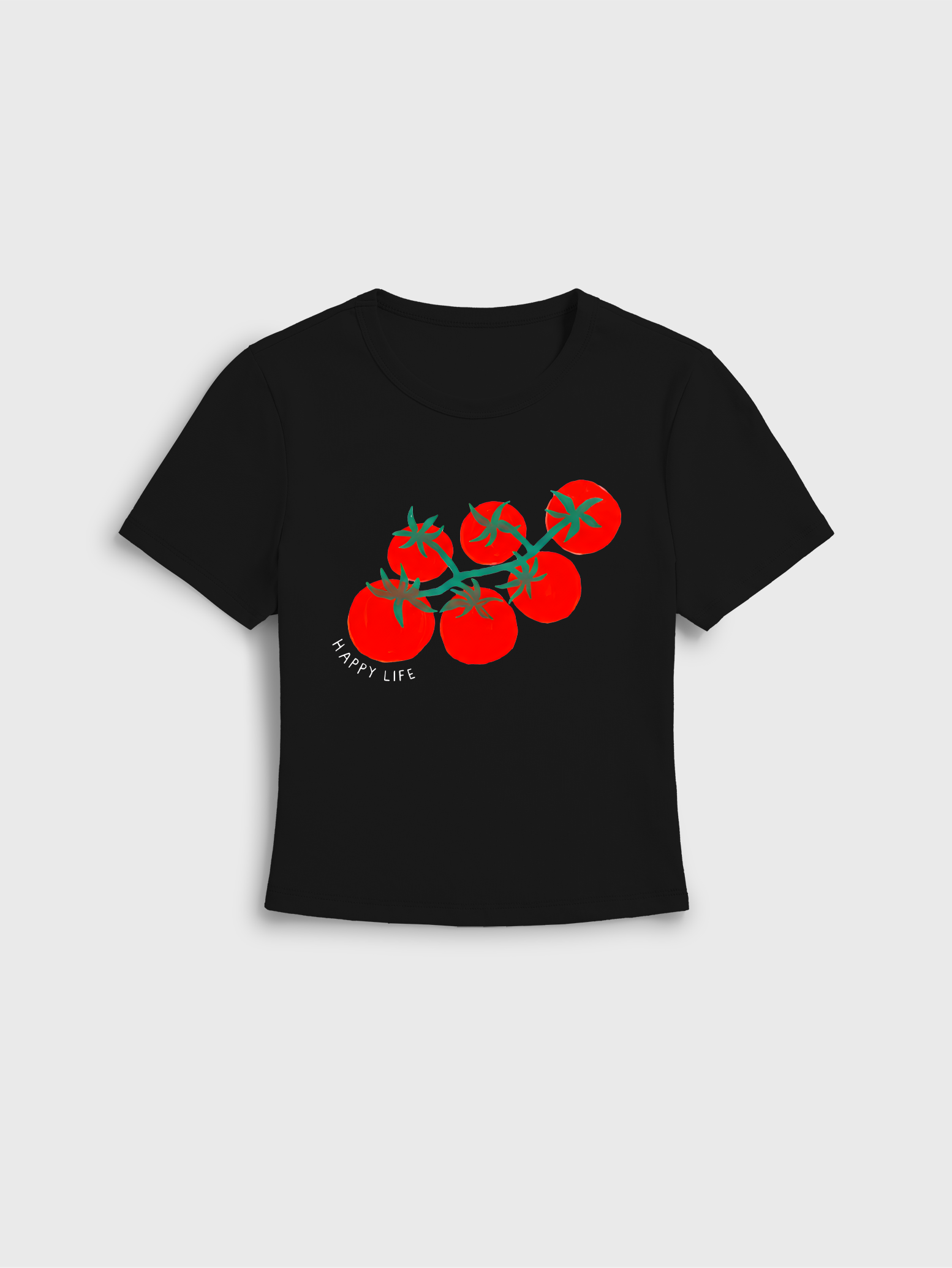 Tomato Garden Delight Womens Baby Tee