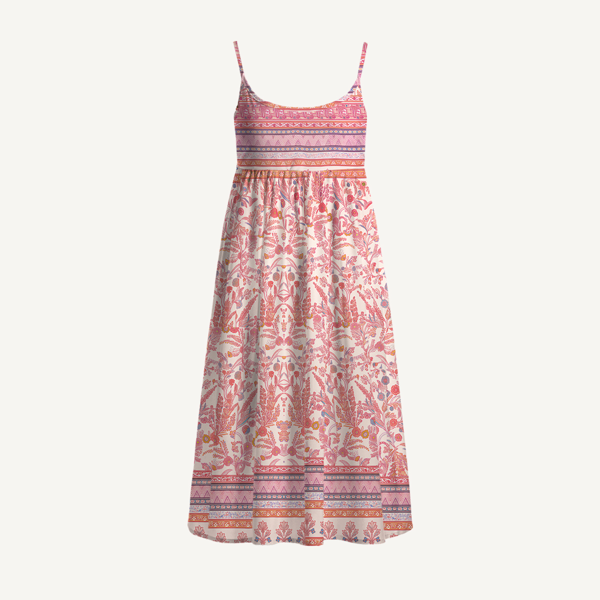 Rosewood Vintage Garden Vacation Mini Dress 