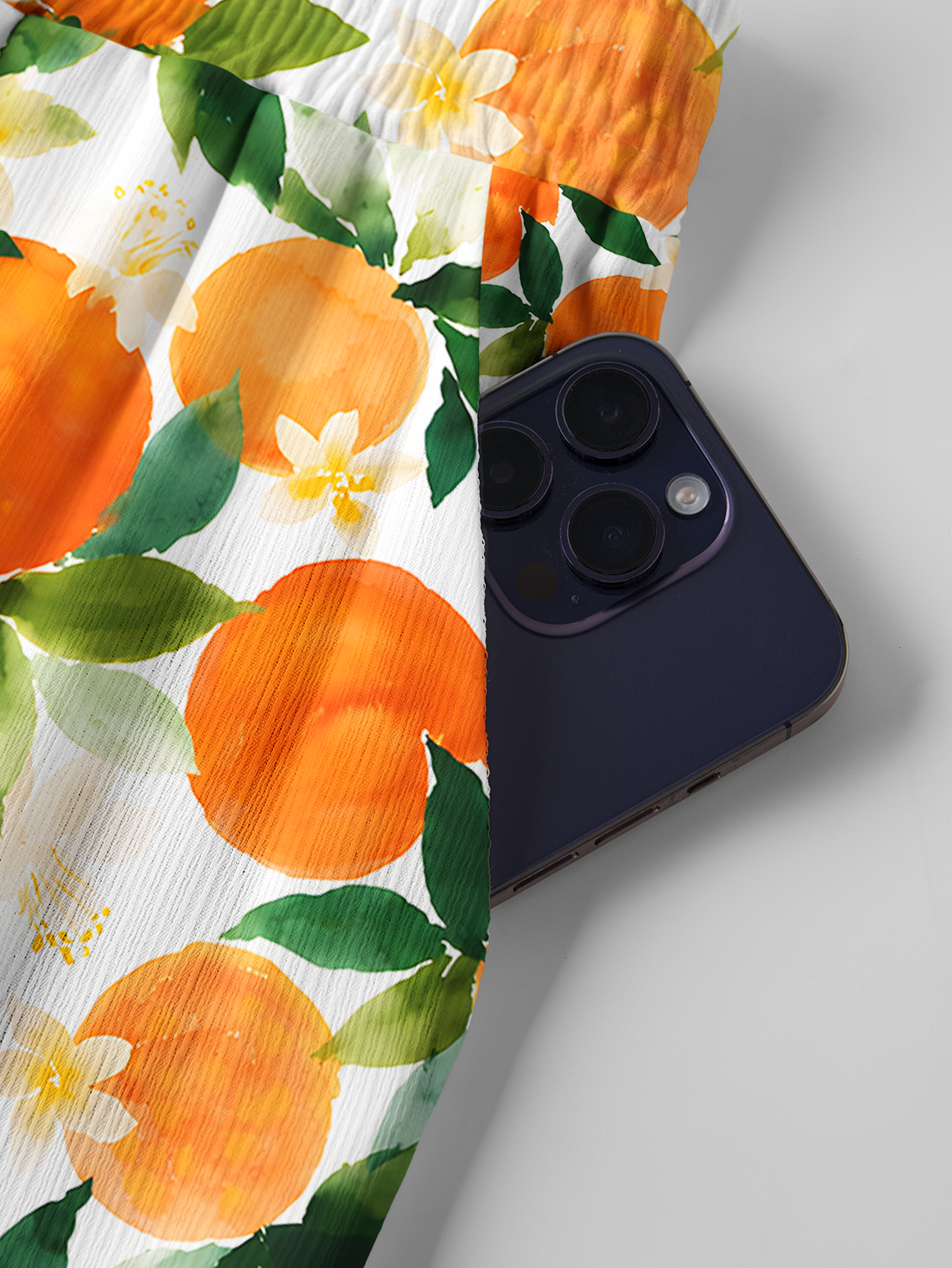 Citrus Grove Blossoms Pants For Women