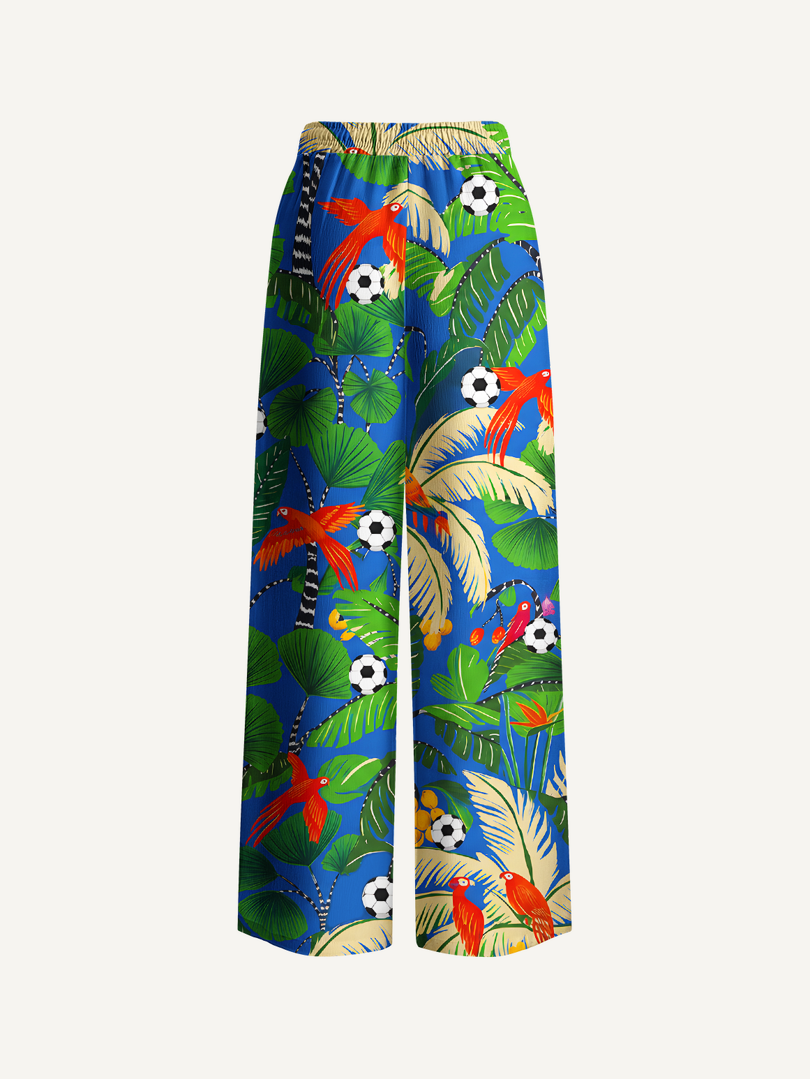 Jungle Soccer Fiesta Wide Leg Pants Women