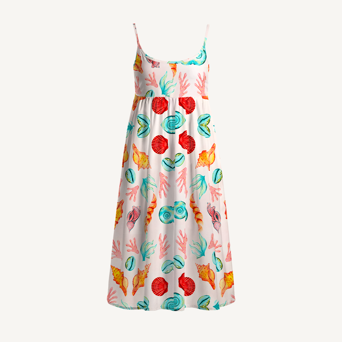 Coral Reef Kaleidoscope Vacation Mini Dress