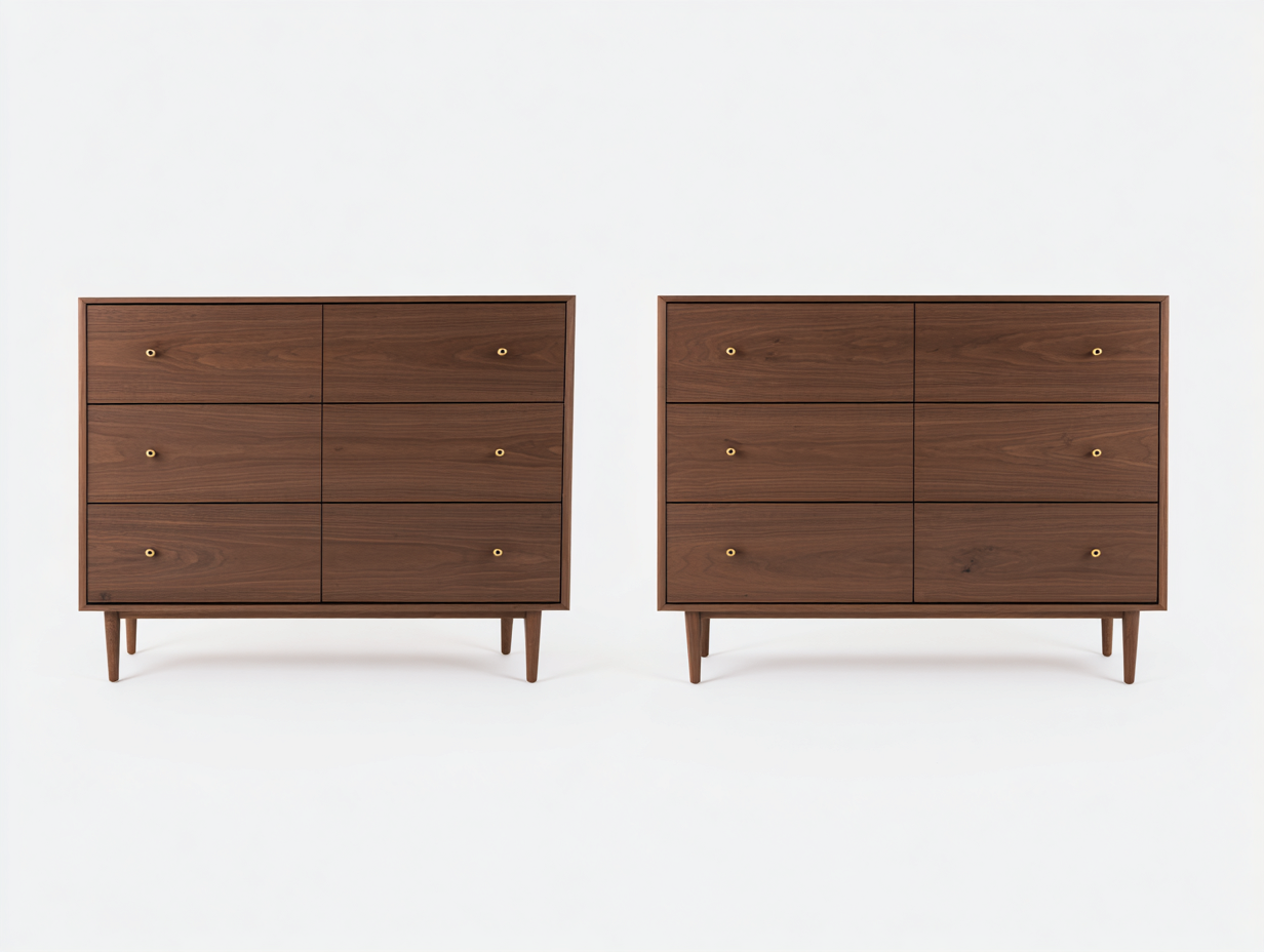 Table de chevet en bois avec tiroirs 60x40x65 cm - marron - adapté à la chambre - style moderne-Rivoconest