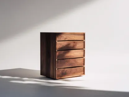 Table de chevet bois massif 50x40x60 cm marron adapté pour chambre avec tiroirs design moderne-Rivoconest
