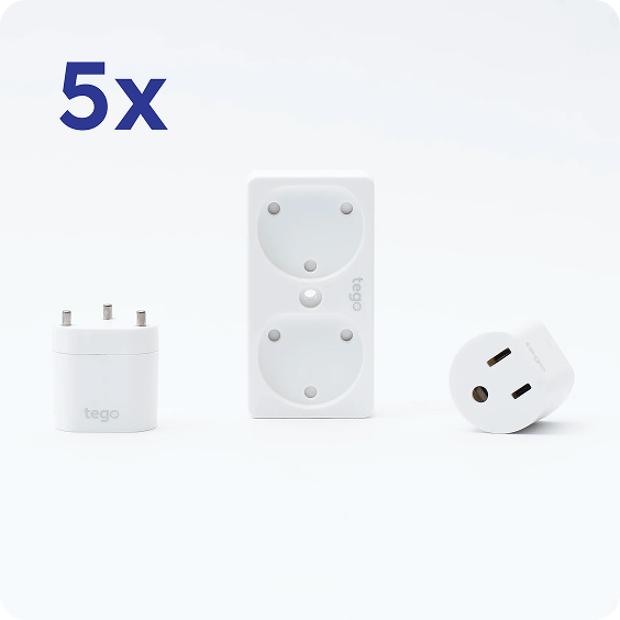 Tego Essentials Bundle - 5 Safety Outlets