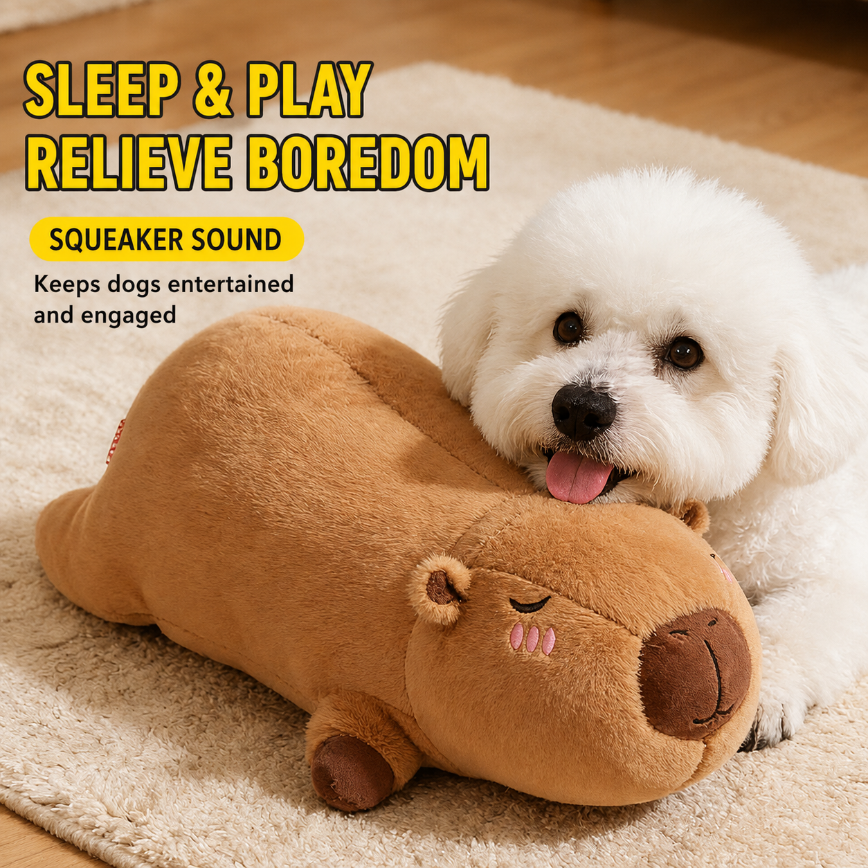 Capybara & Groundhog Plush Toy