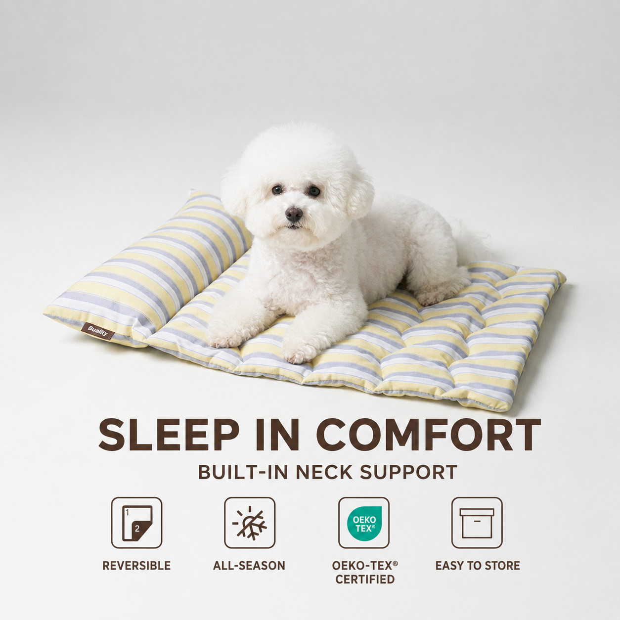 Double-Sided Neck Support Sleeping Pad