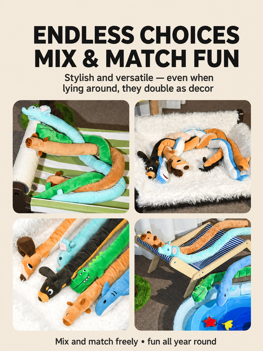 Long sausage toy series