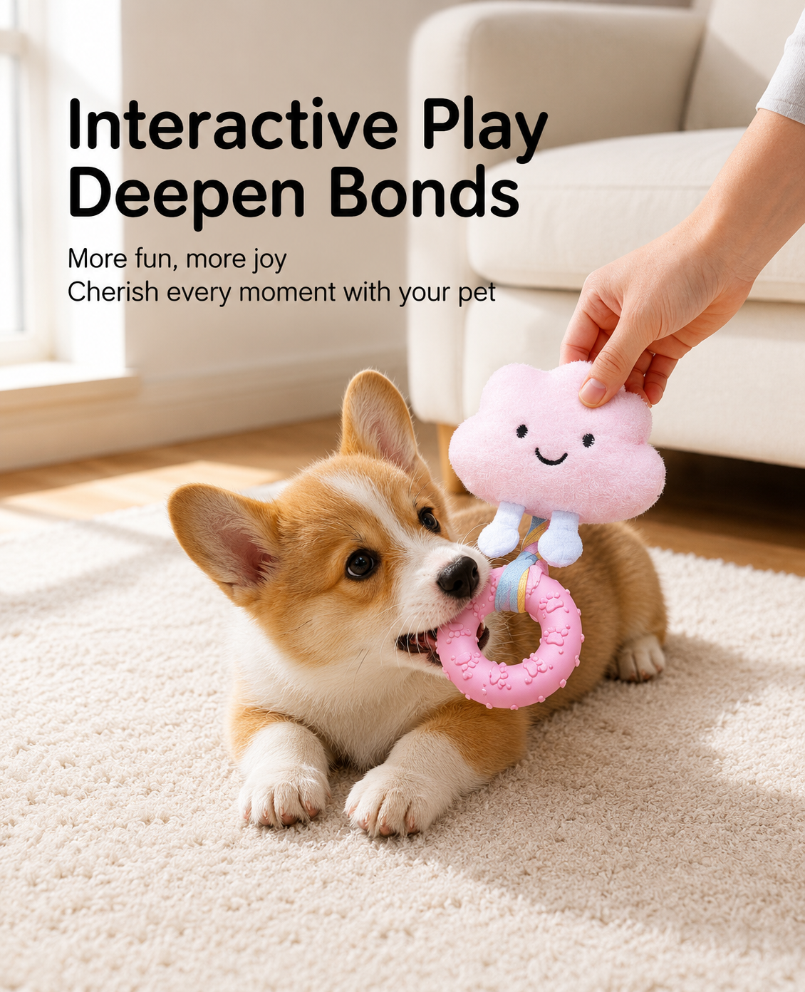 Plush chewing ring series