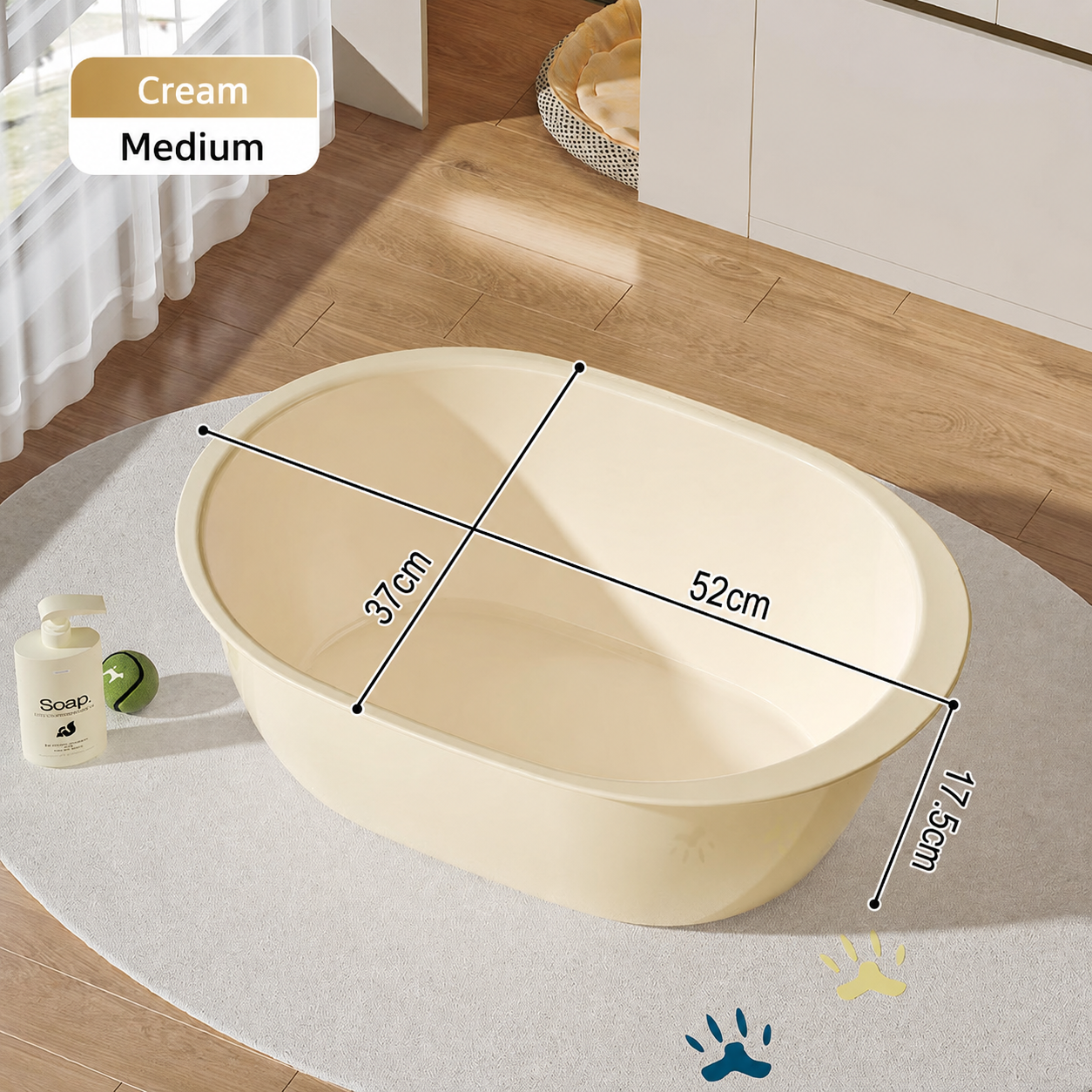 Dog bath tub (available in large dog sizes)