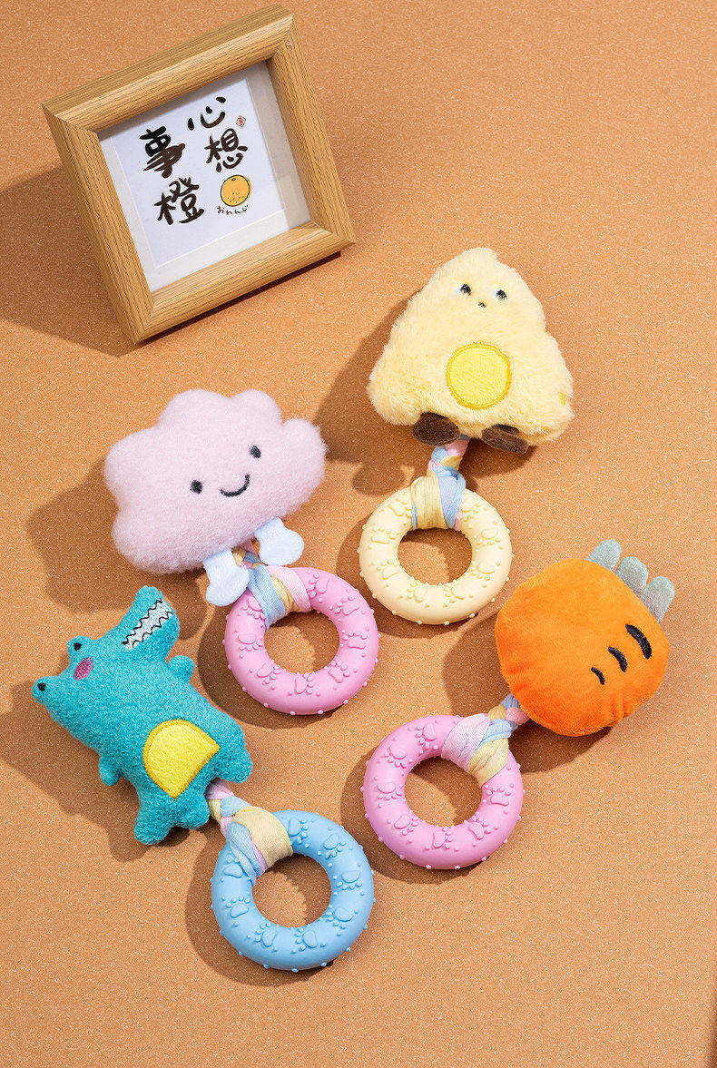 Plush chewing ring series