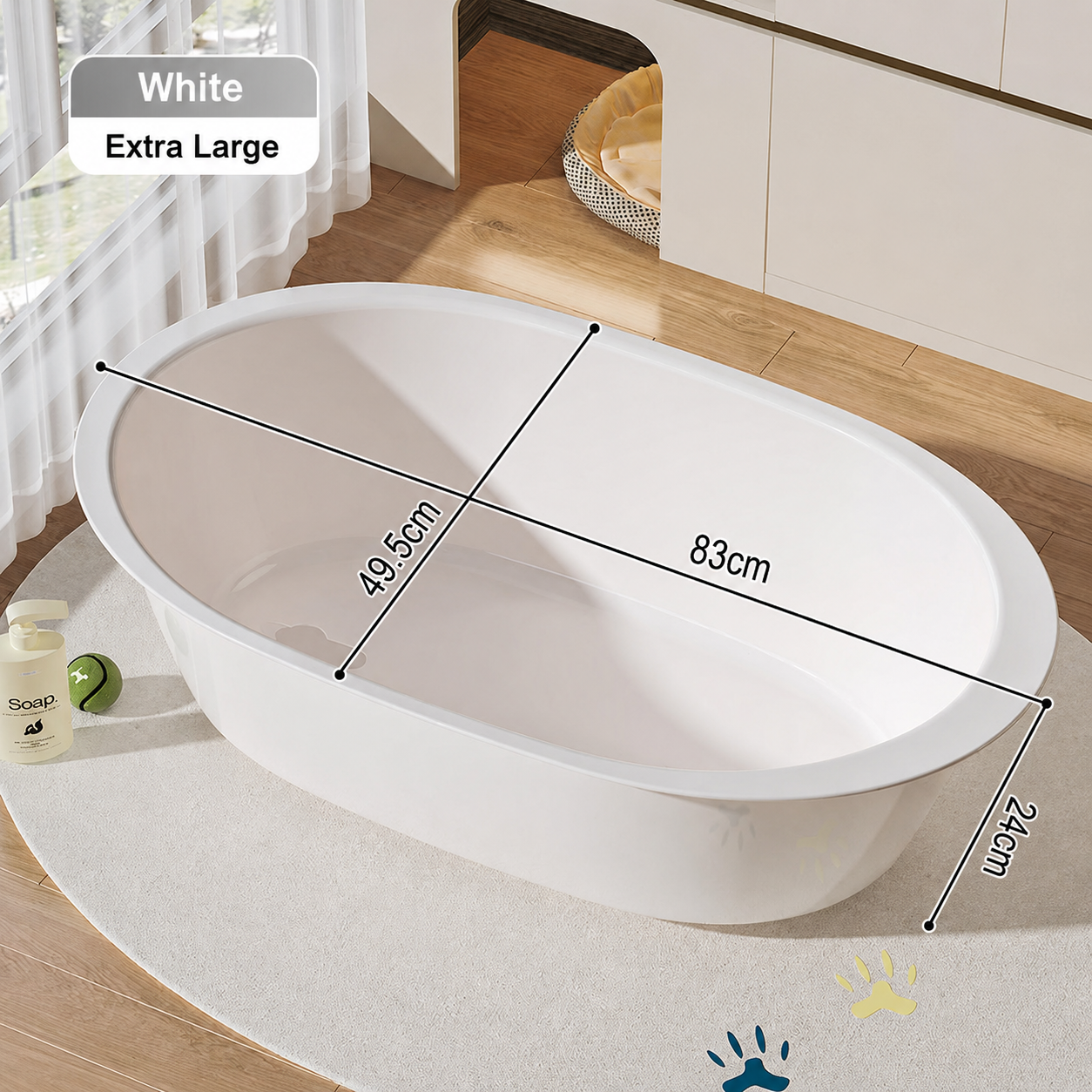 Dog bath tub (available in large dog sizes)