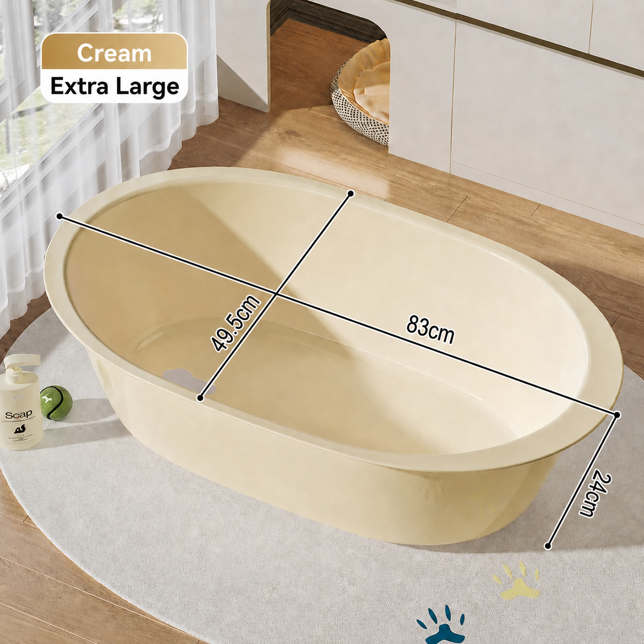 Dog bath tub (available in large dog sizes)