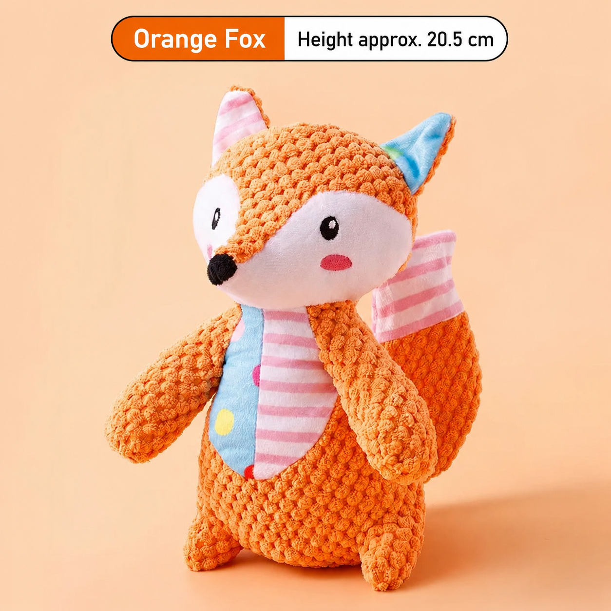Yarn Squeaky Series (Elephant/Fox/Long-Eared Dog)