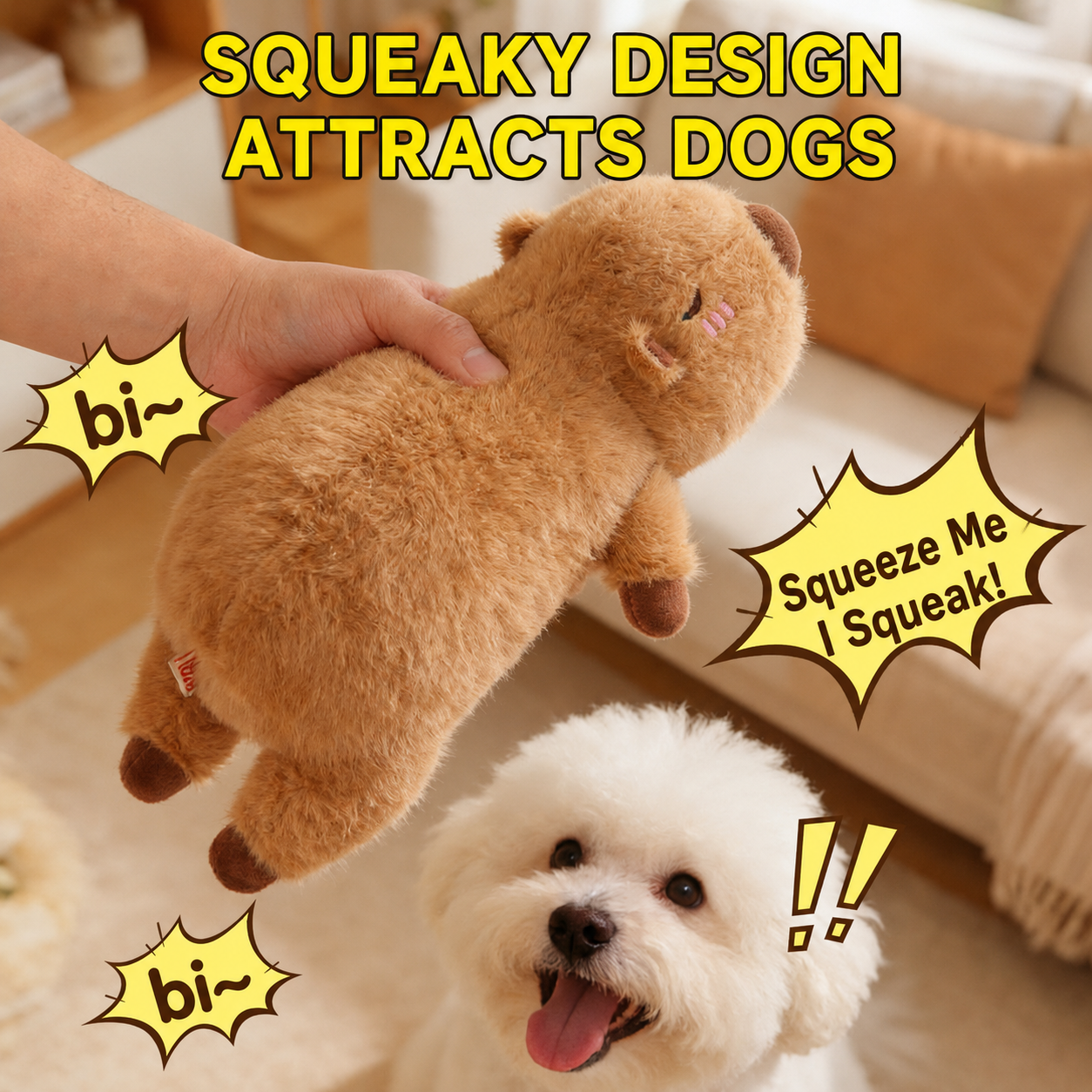 Capybara & Groundhog Plush Toy