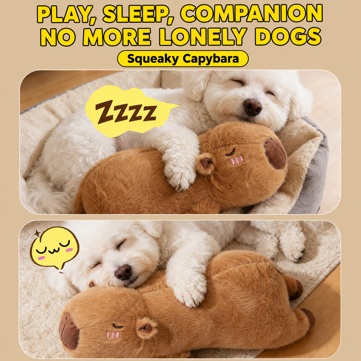 Capybara & Groundhog Plush Toy