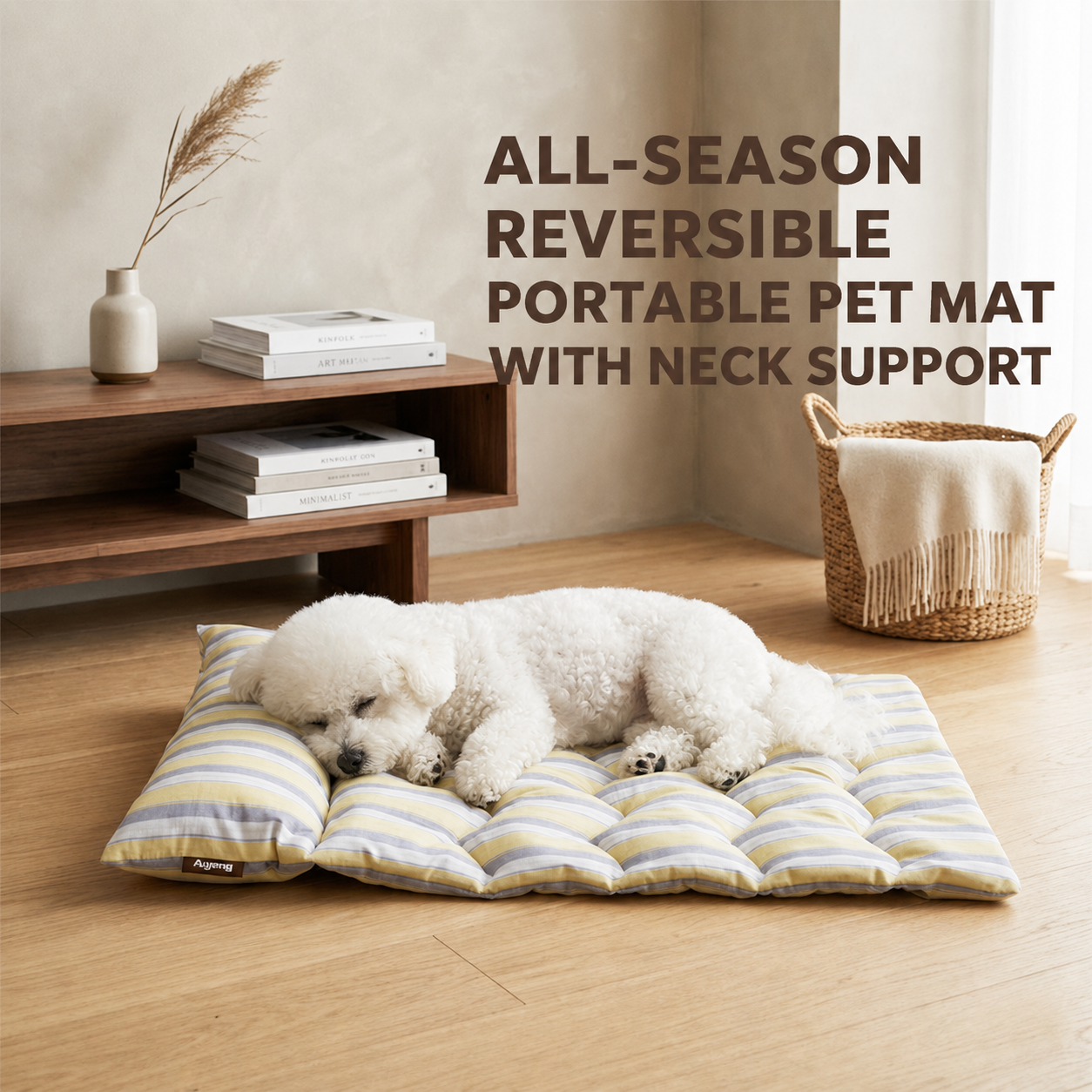 Double-Sided Neck Support Sleeping Pad