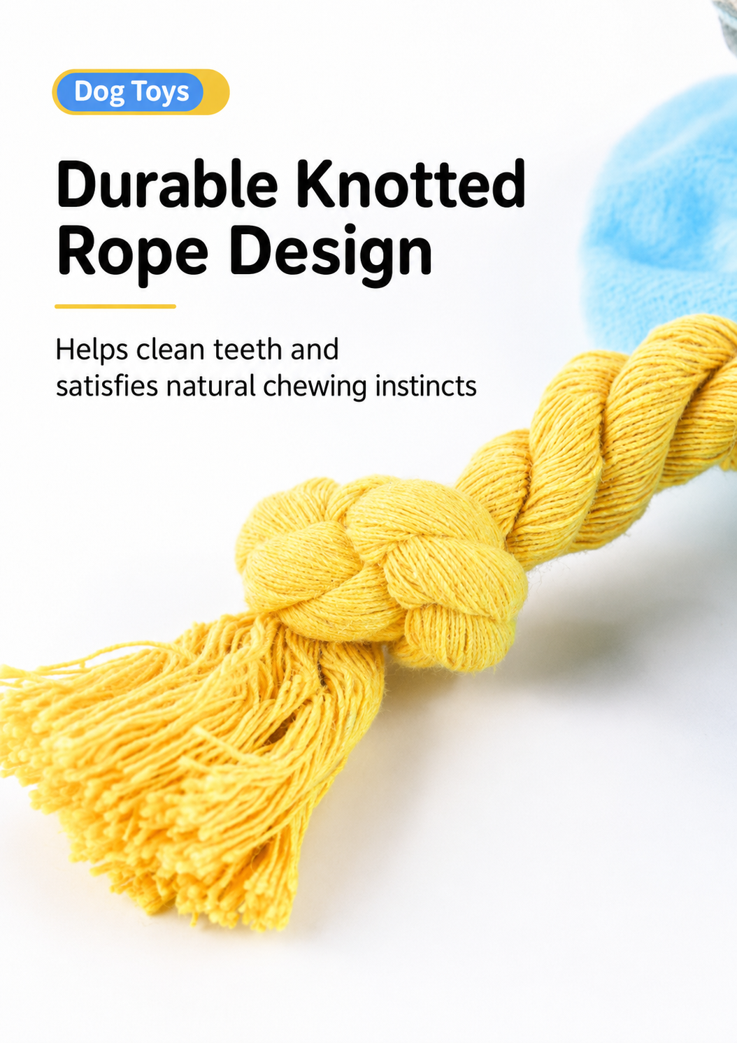 Knotted Squeaky Plush Toy Collection