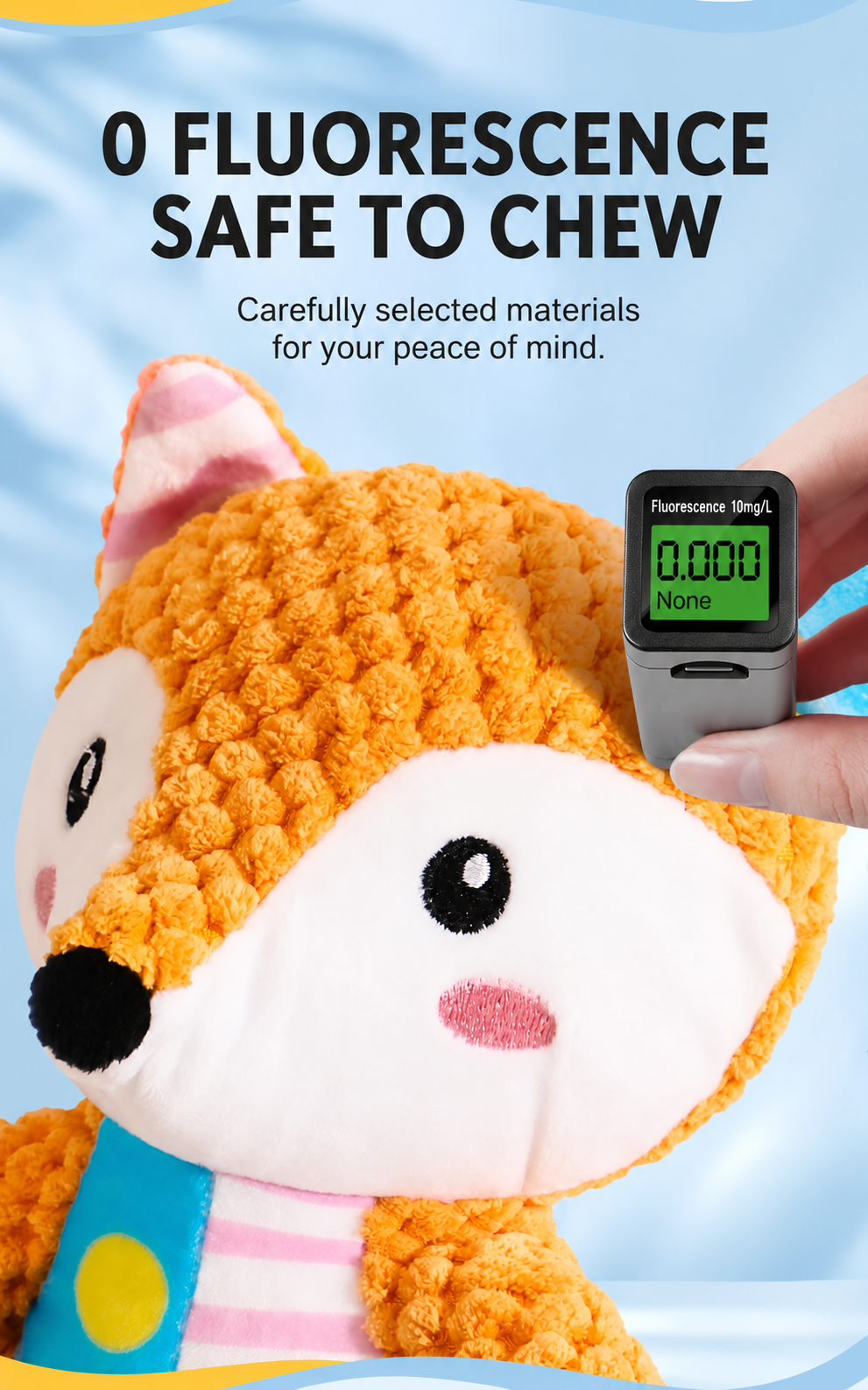 Yarn Squeaky Series (Elephant/Fox/Long-Eared Dog)
