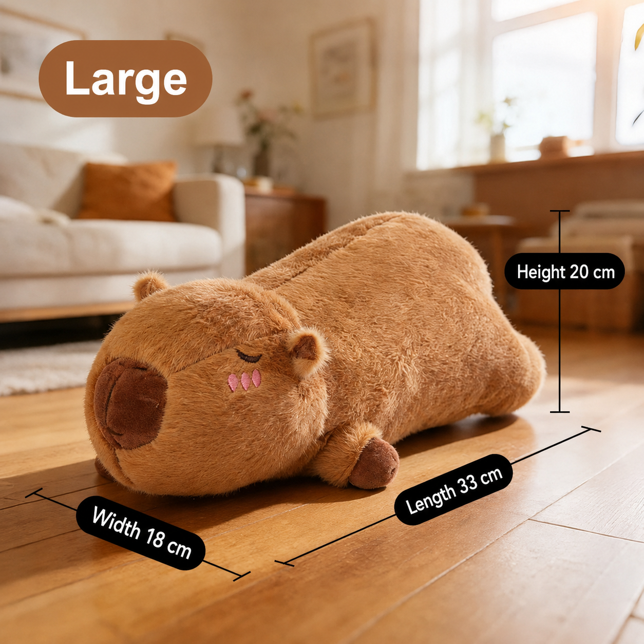 Capybara & Groundhog Plush Toy