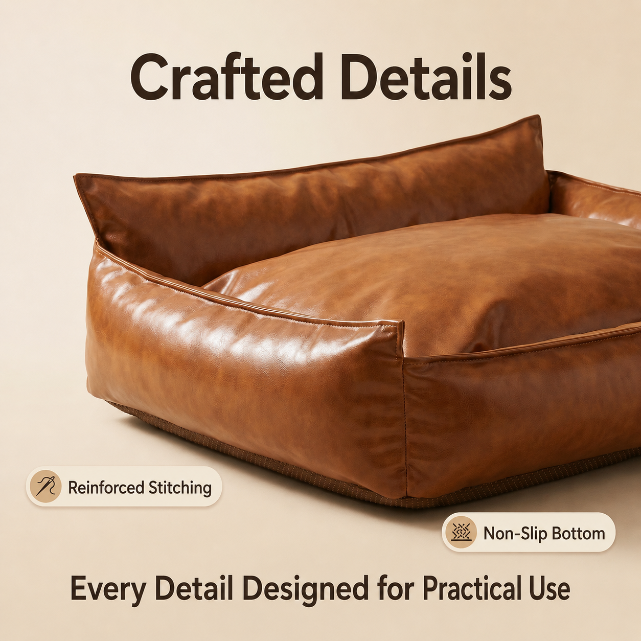 Leather Wear-Resistant Sofa