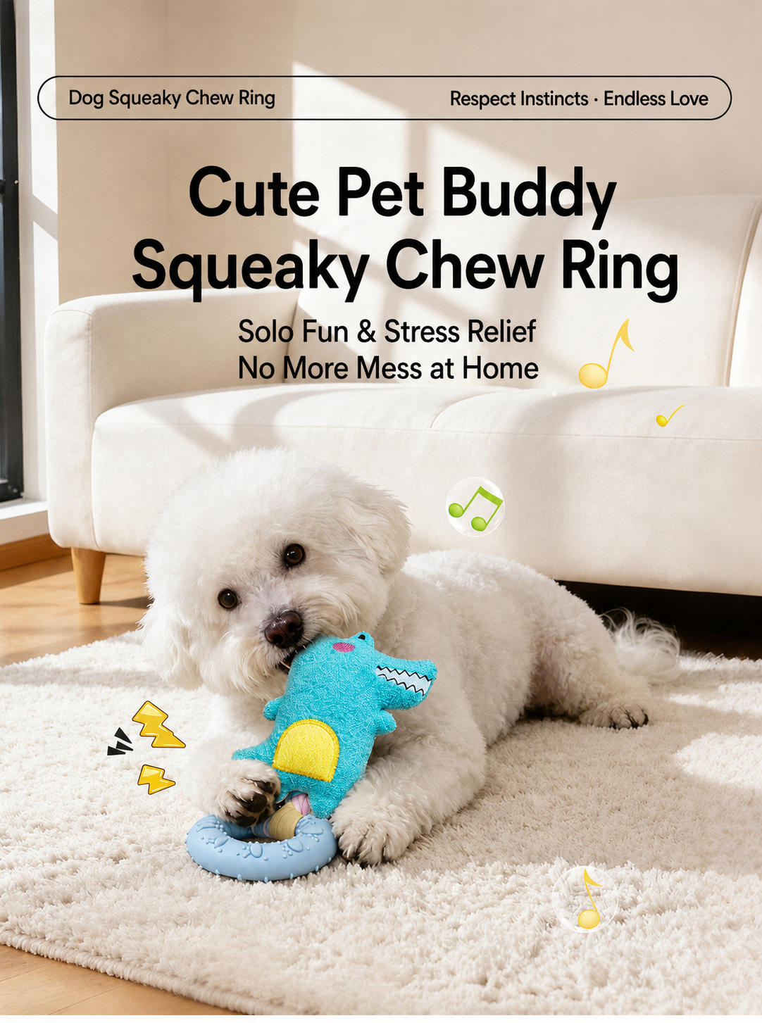 Plush chewing ring series