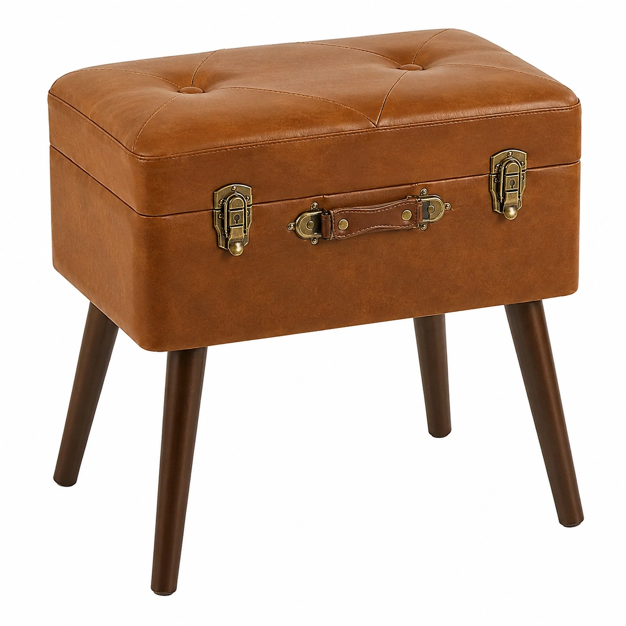 Taburete Baul Marron