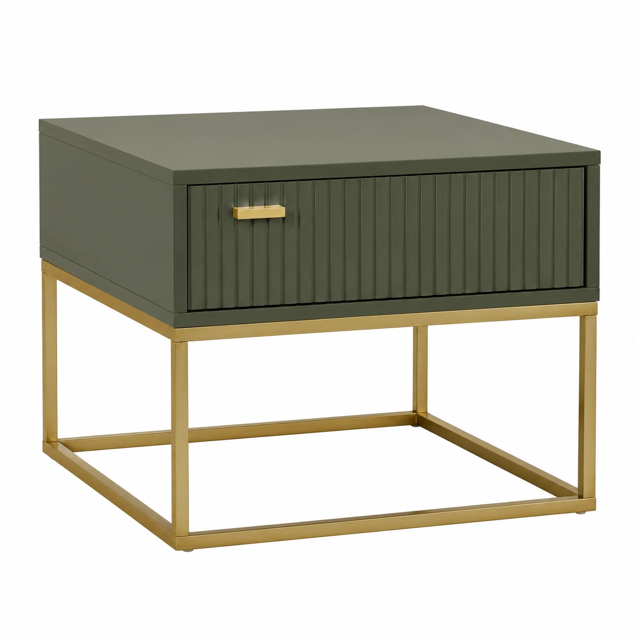 Mesa Auxiliar Verde Oscuro Moderna