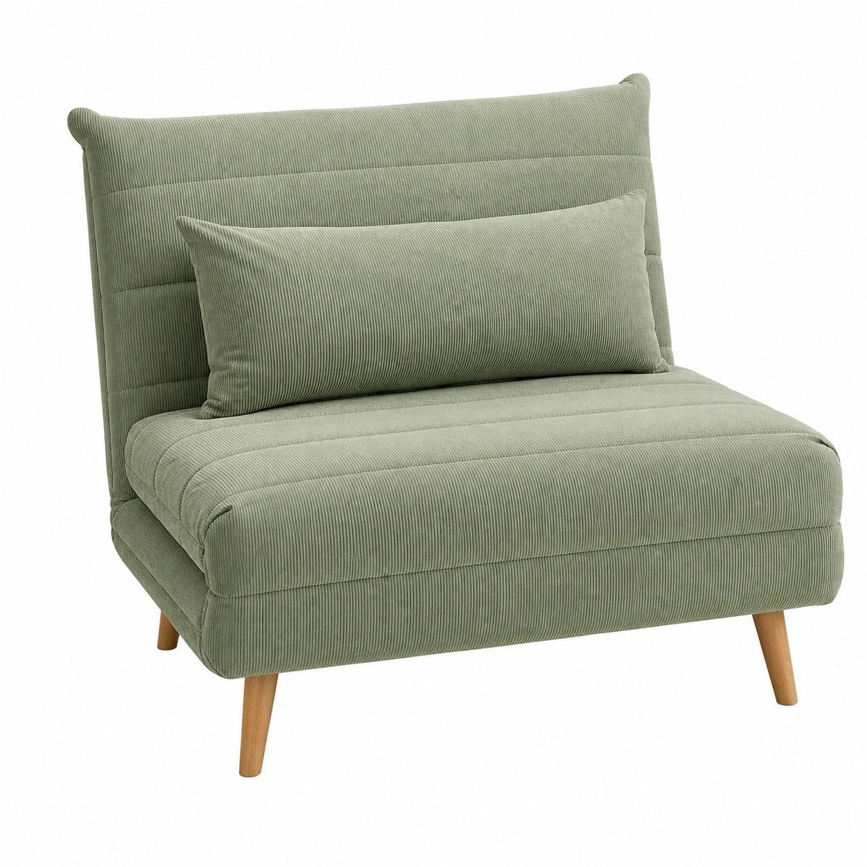 Sofa Cama Verde Compacto