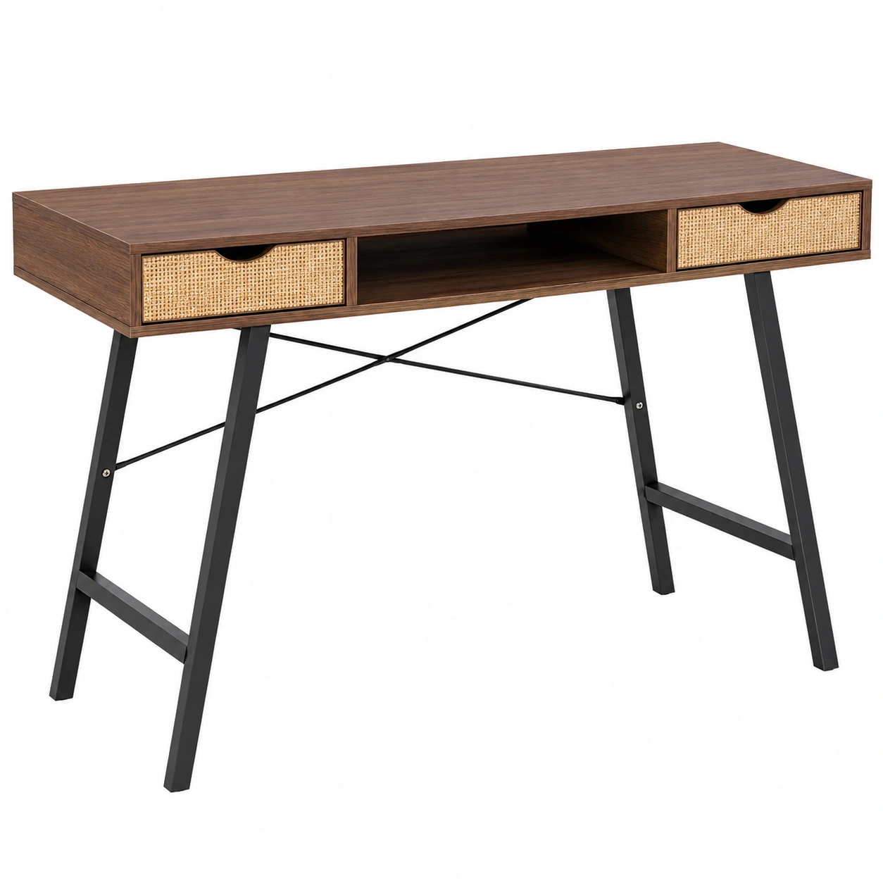 Escritorio Industrial Marron Oscuro