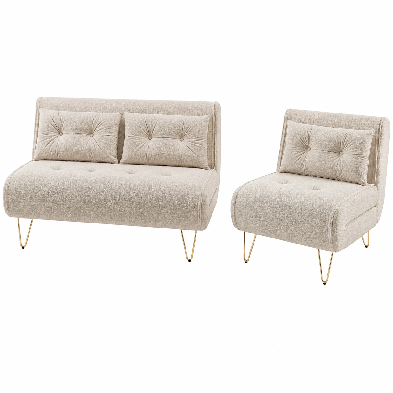Set loveseat