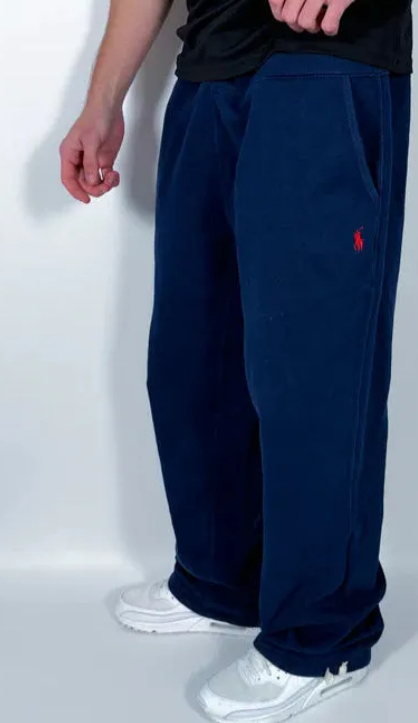 Navy Polo Ralph Lauren Baggy Sweatpants