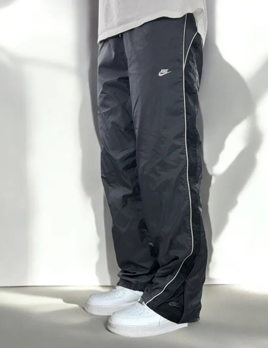 Black Nike Vintage Nylon Track Pants