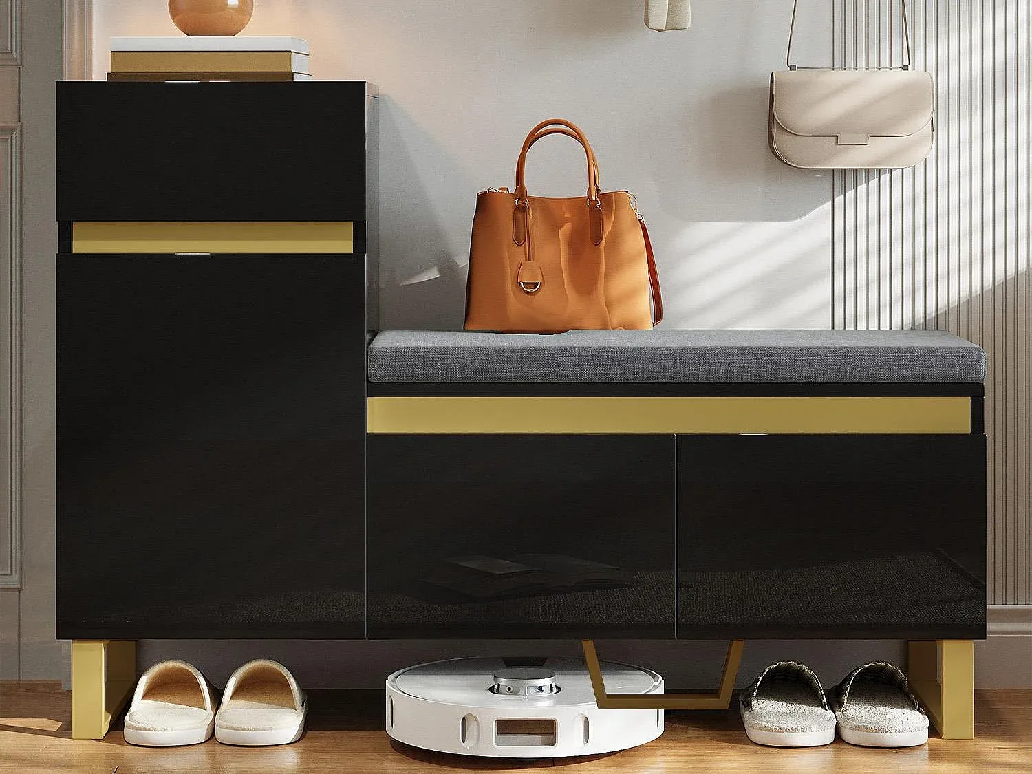 Wohnzimmer und Flur,Bereich Flurmöbel und Ordnungshelfer,Schuhschrank-Cozyilume