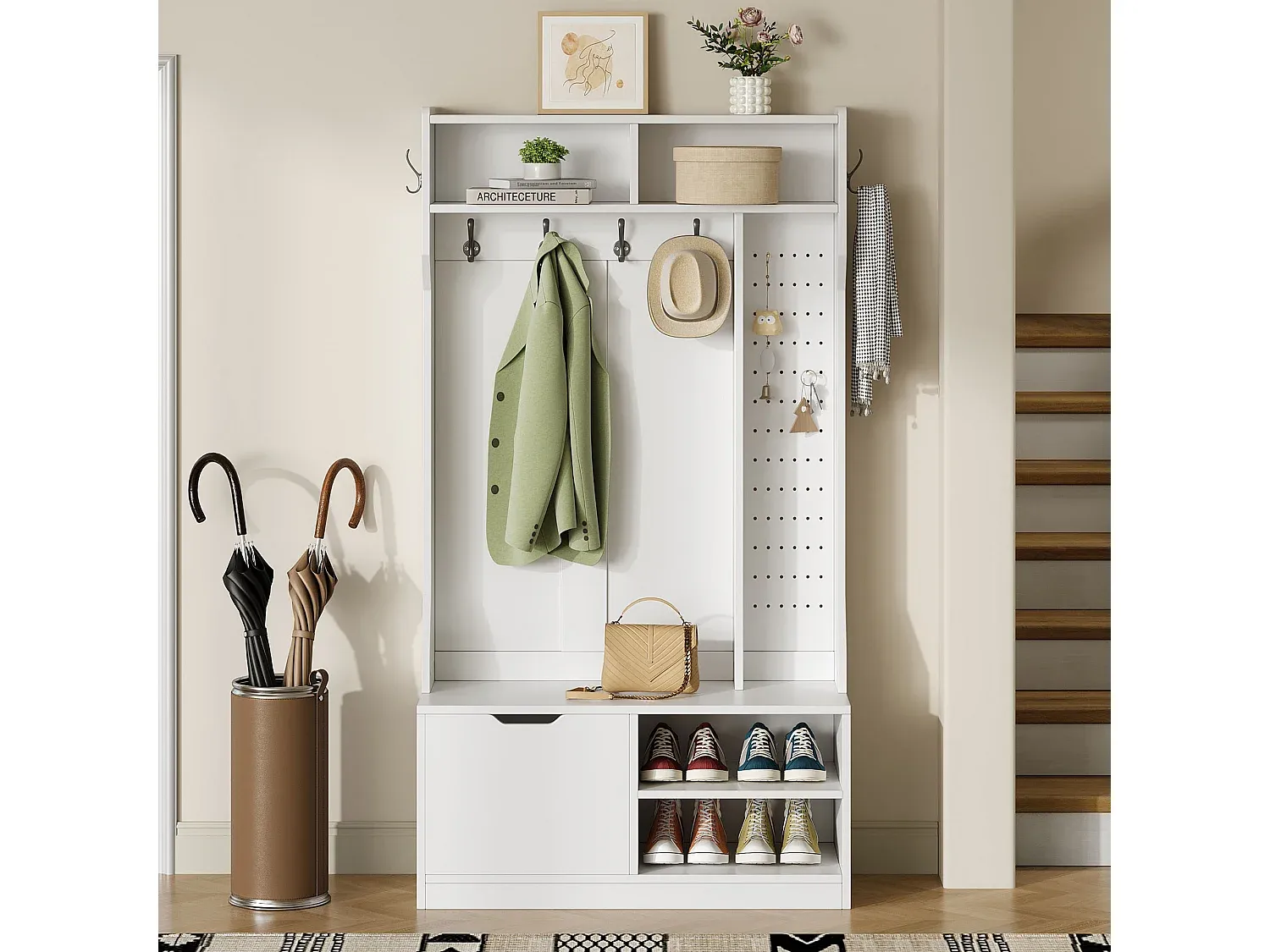 Wohnzimmer und Flur,Bereich Flurmöbel und Ordnungshelfer,Kleiderständer und Kleiderhaken-Cozyilume