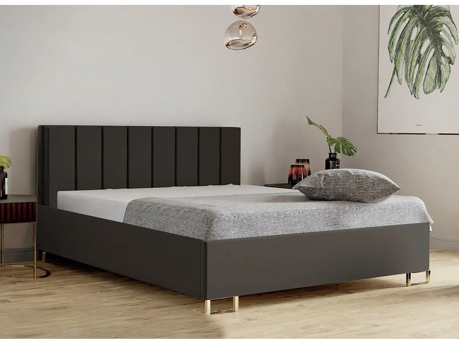 Schlafzimmer,Bereich Bett,Bett mit Bettkasten-Cozyilume