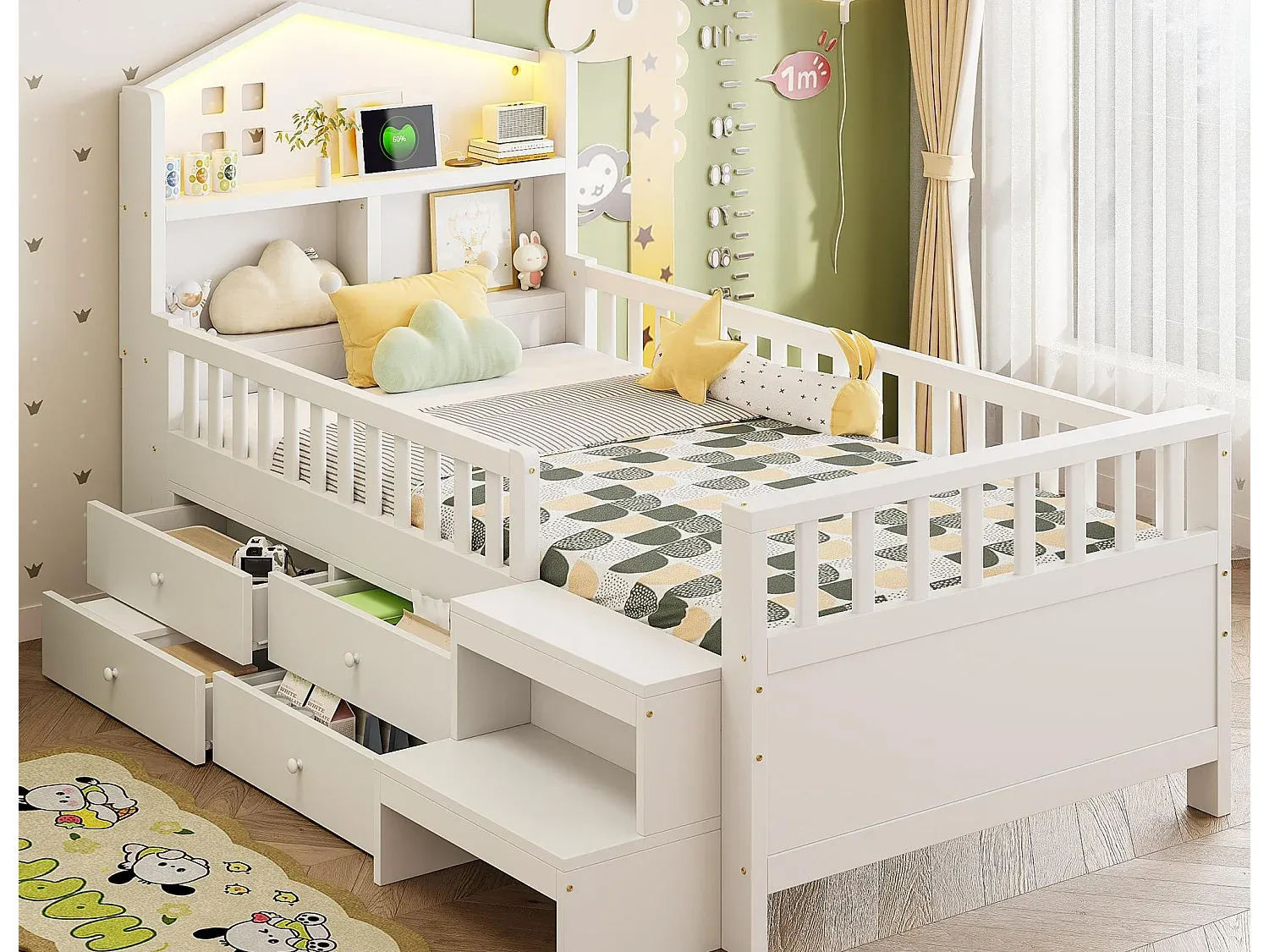 Schlafzimmer,Bereich Bett,Bettrahmen-Cozyilume