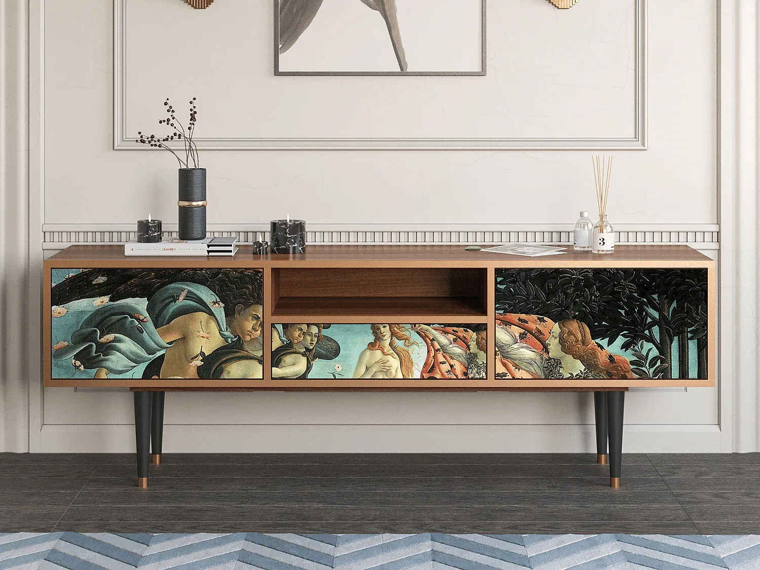 Wohnzimmer und Flur,Wohnzimmermöbel,TV-Board-Cozyilume