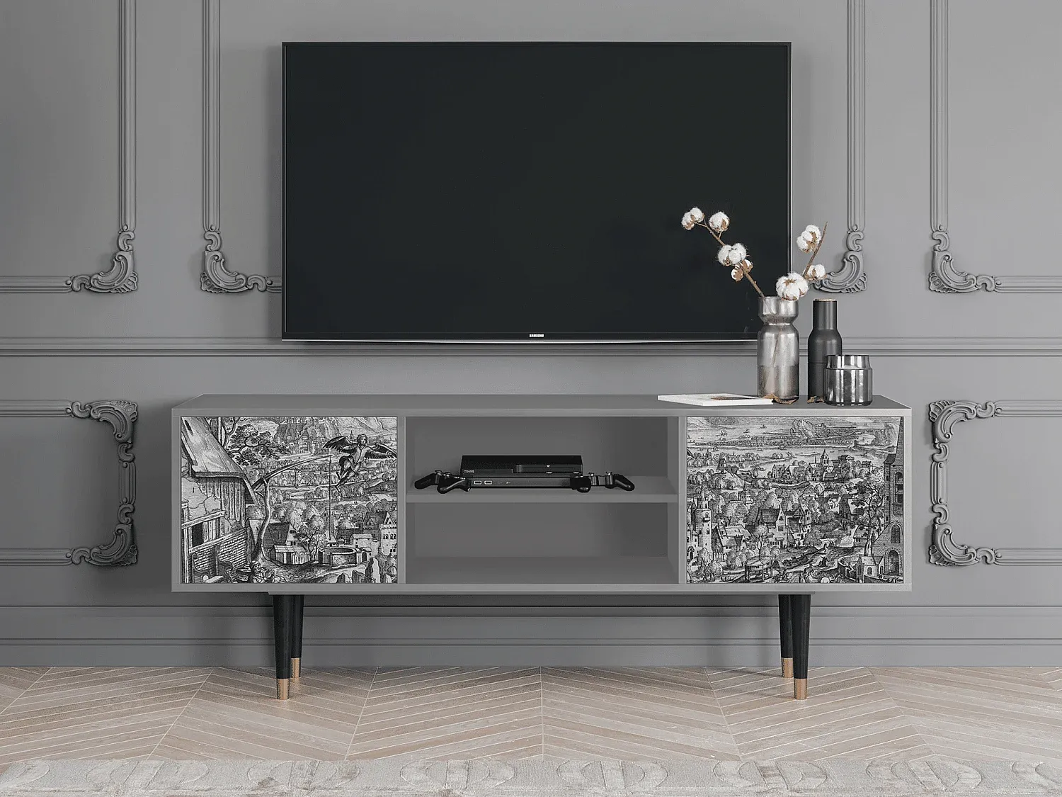 Wohnzimmer und Flur,Wohnzimmermöbel,TV-Board-Cozyilume