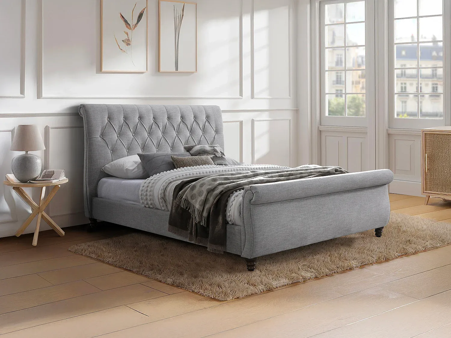 Schlafzimmer,Bereich Bett,Bettrahmen-Cozyilume