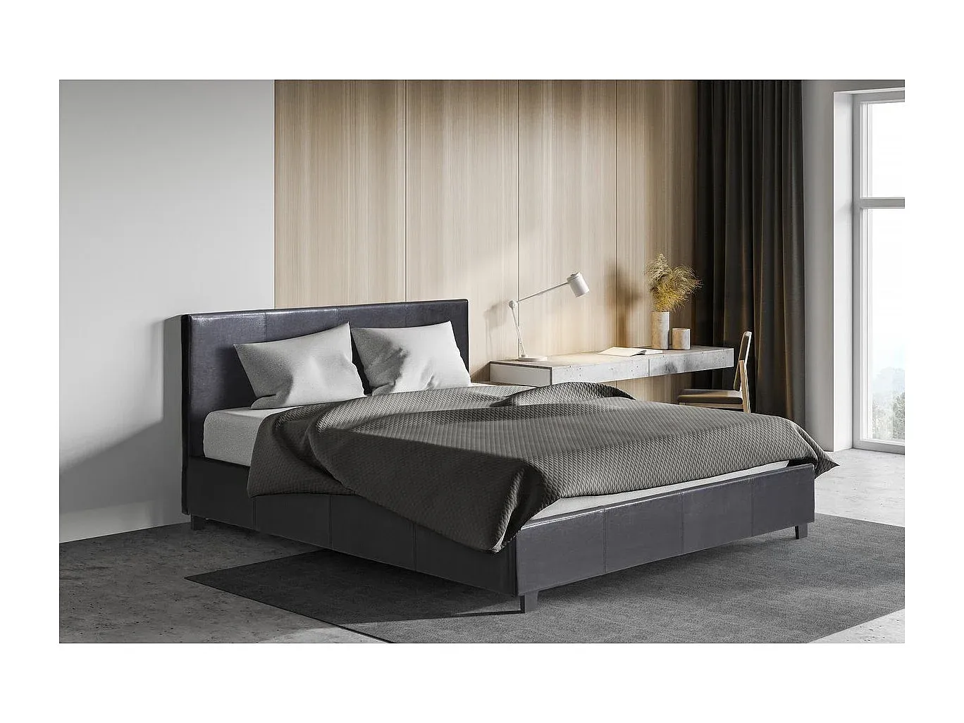 Schlafzimmer,Bereich Bett,Bett mit Bettkasten-Cozyilume