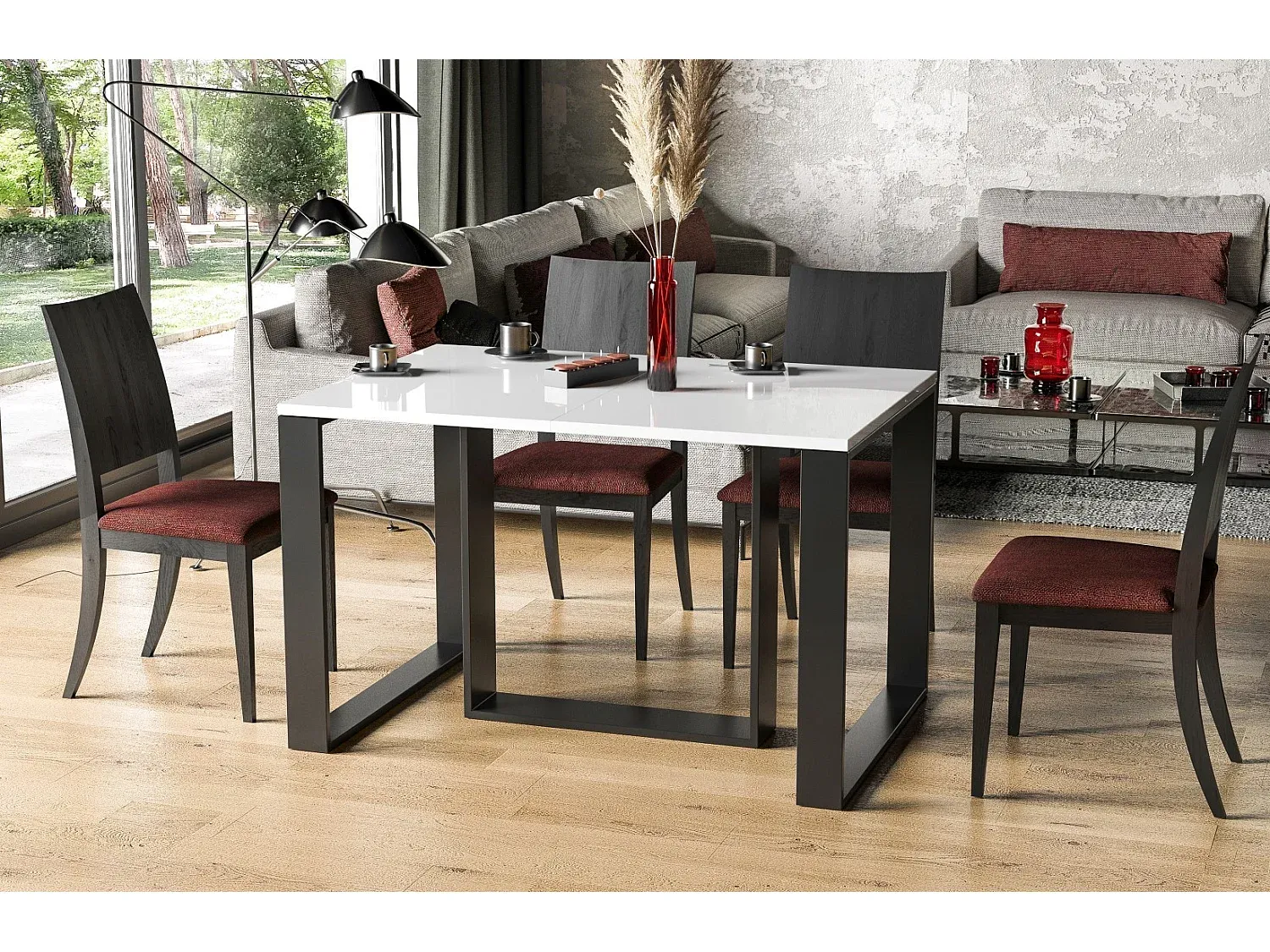 Esszimmer und Küche,Esszimmermöbel,Ausziehbarer Tisch-decoravenao