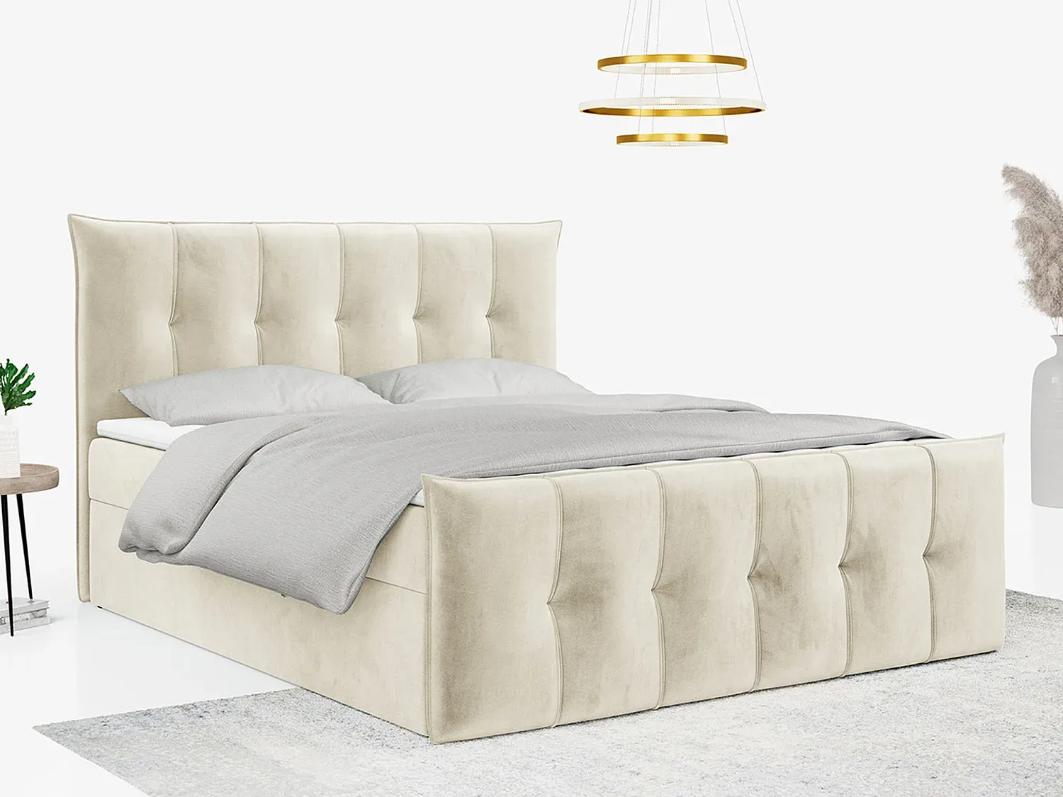 Schlafzimmer,Bereich Bett,Boxspringbett-decoravenao